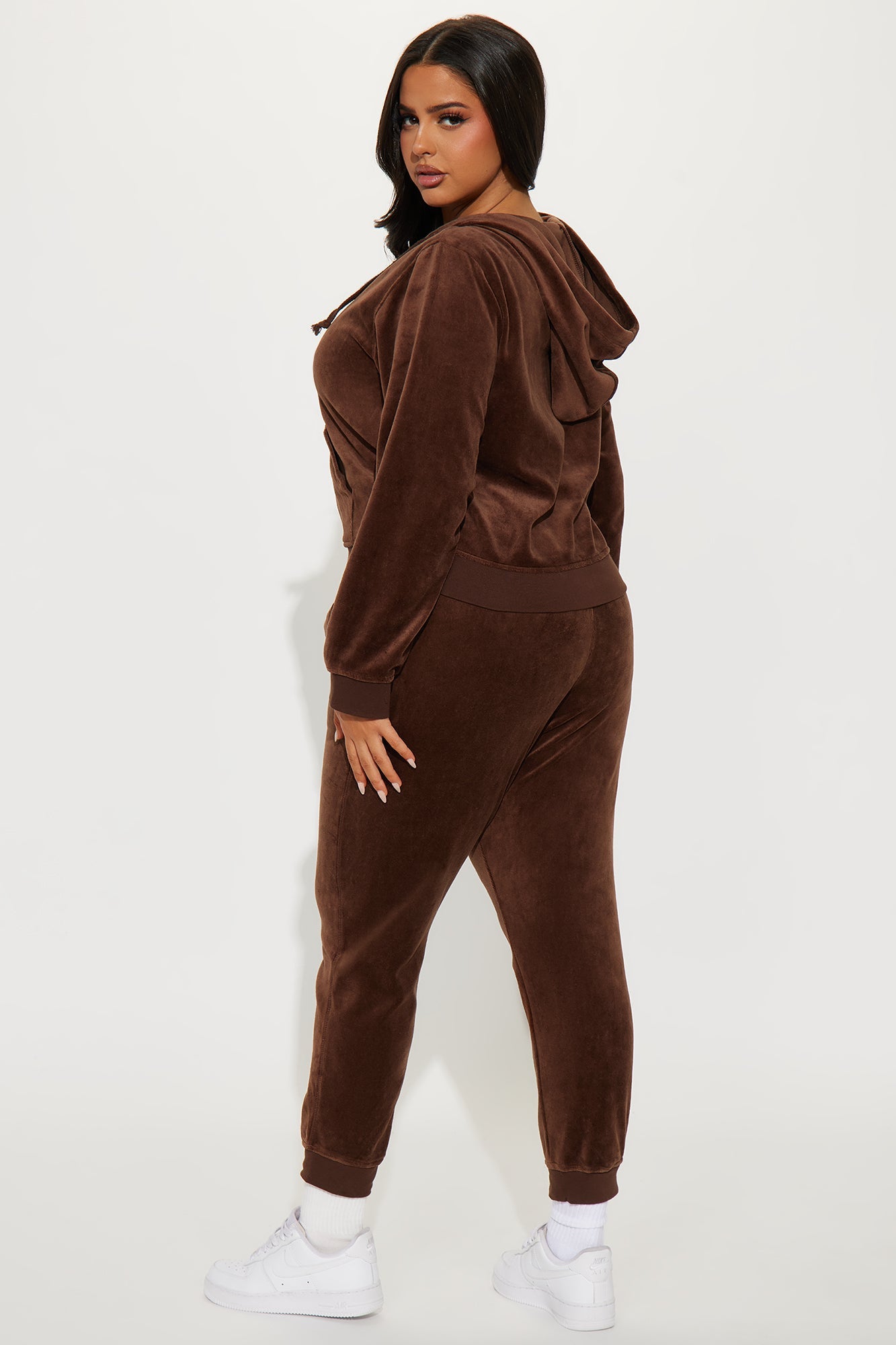 The Original Trendsetter Velour Set - Chocolate