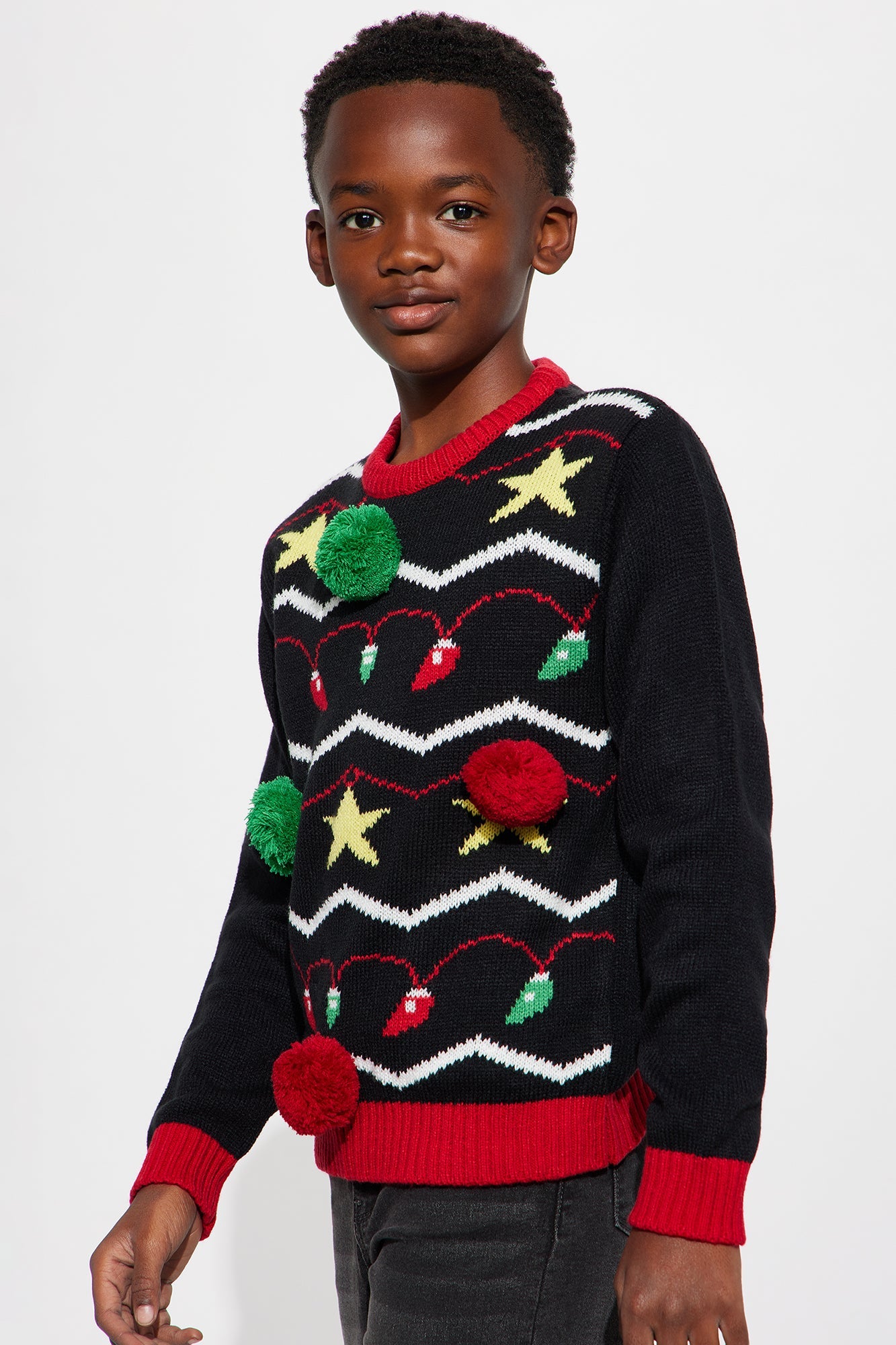 Mini Deck The Halls Christmas Sweater - Multi Color