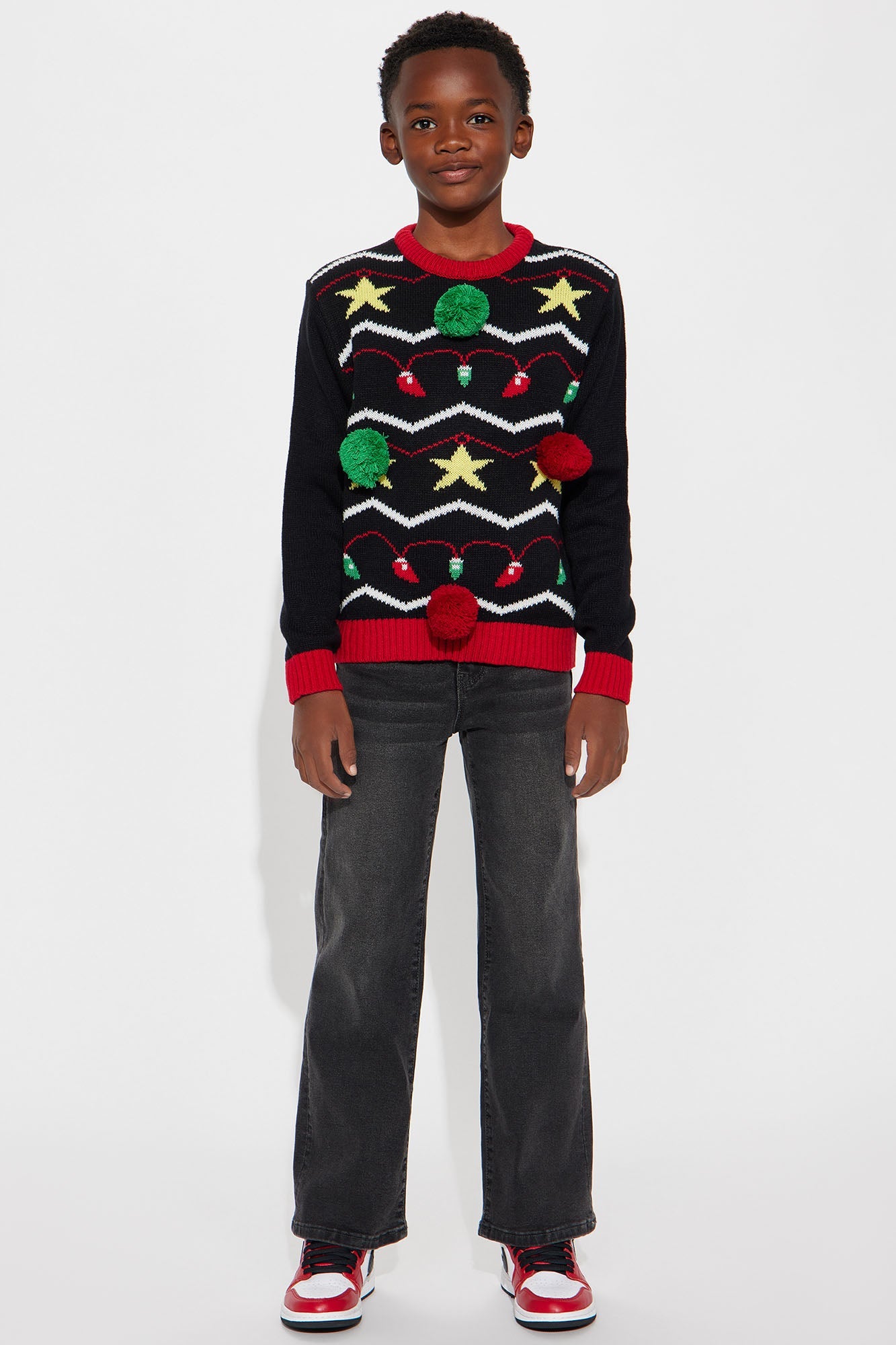 Mini Deck The Halls Christmas Sweater - Multi Color