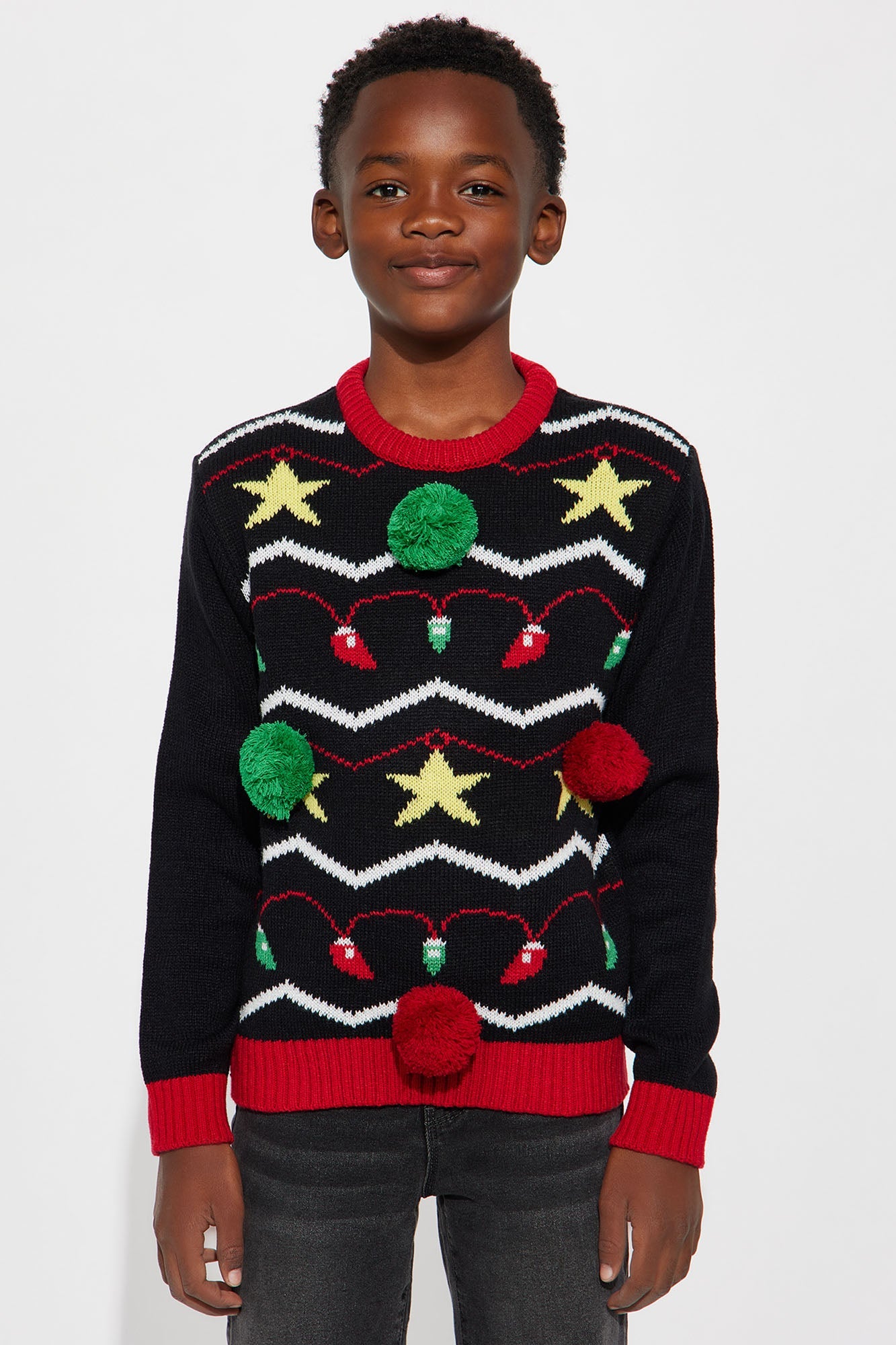 Mini Deck The Halls Christmas Sweater - Multi Color
