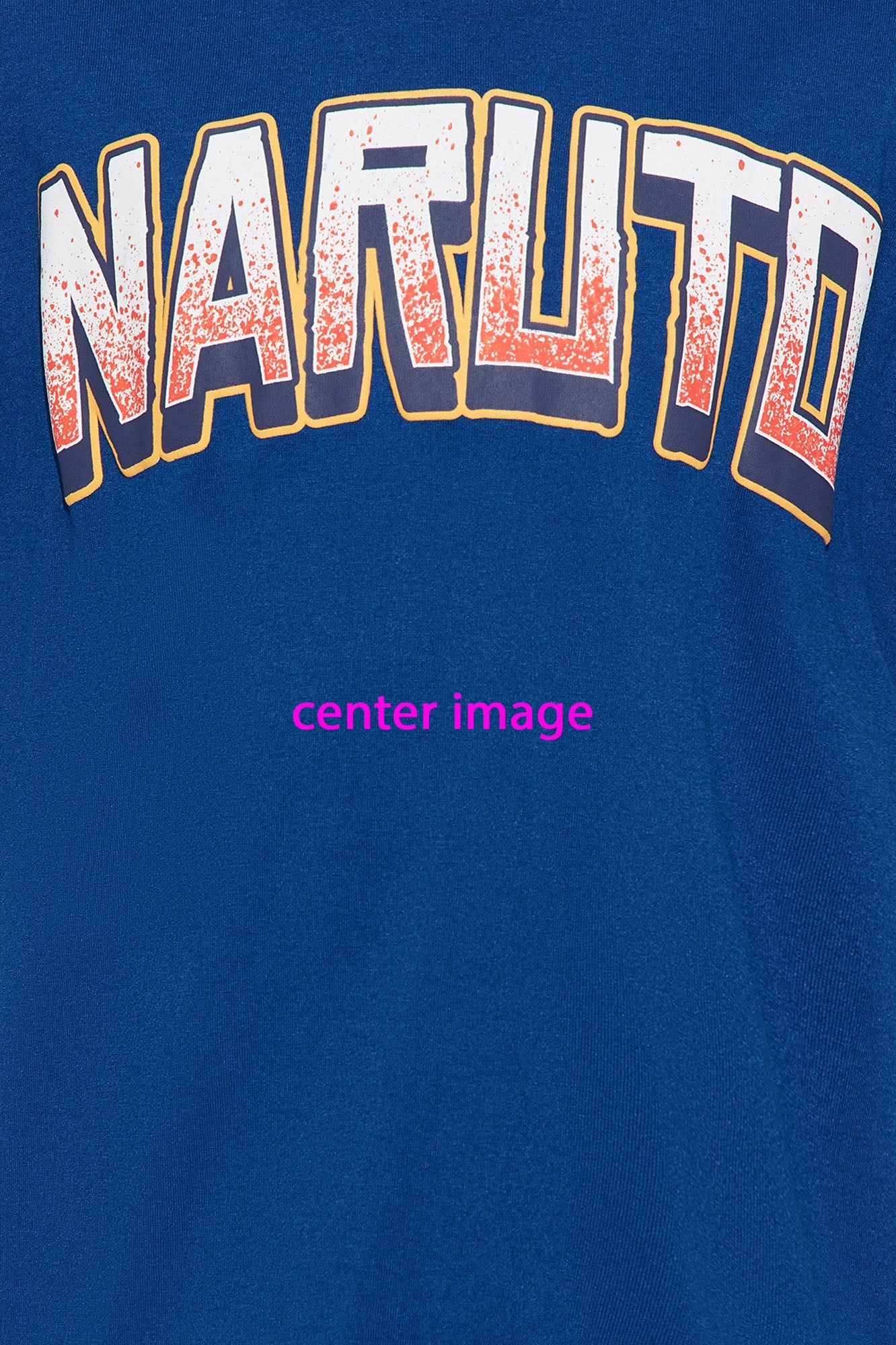 Mini Naruto Front/Back Short Sleeve Tee - Navy