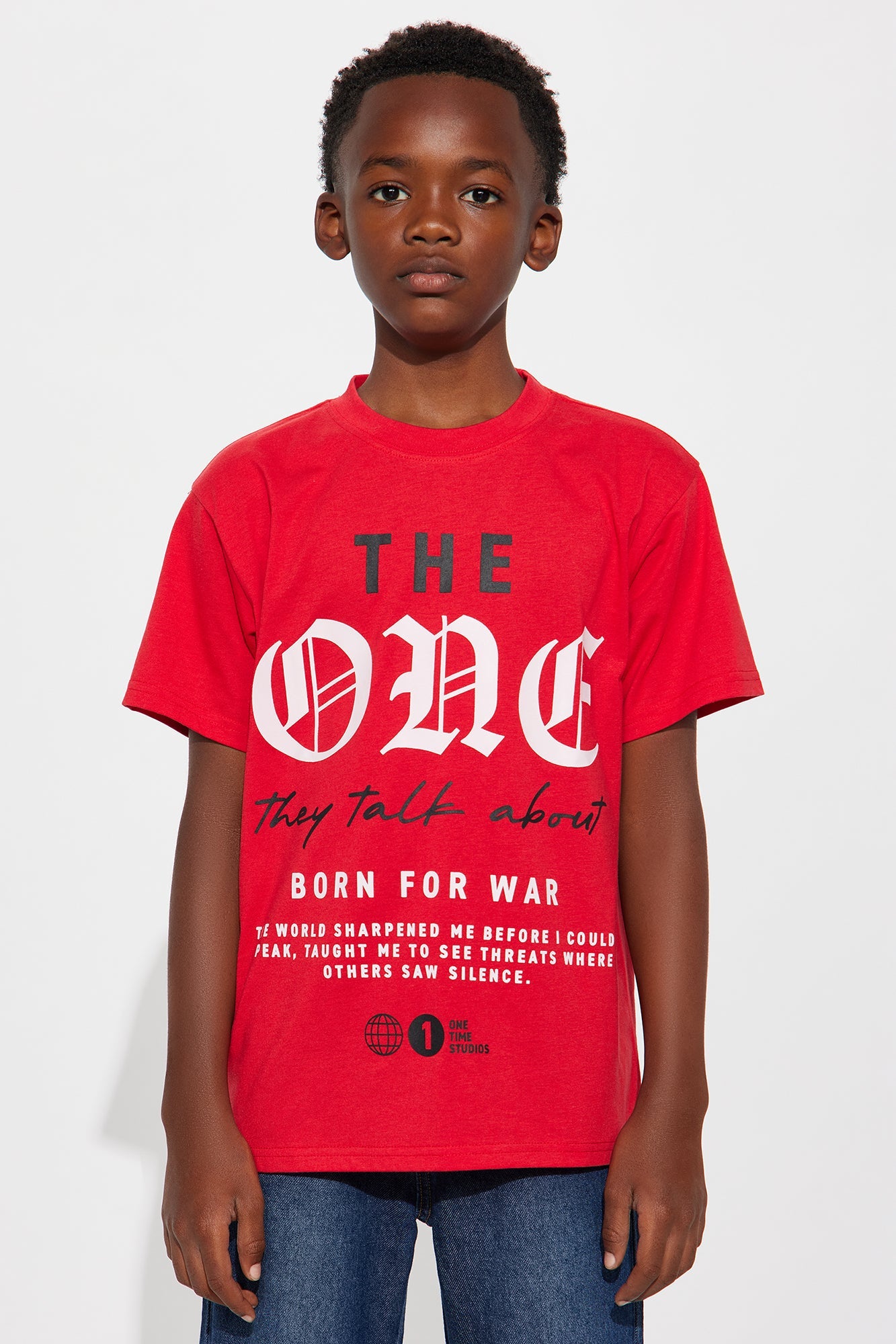 Mini The One They Talk About Short Sleeve Tee - Red