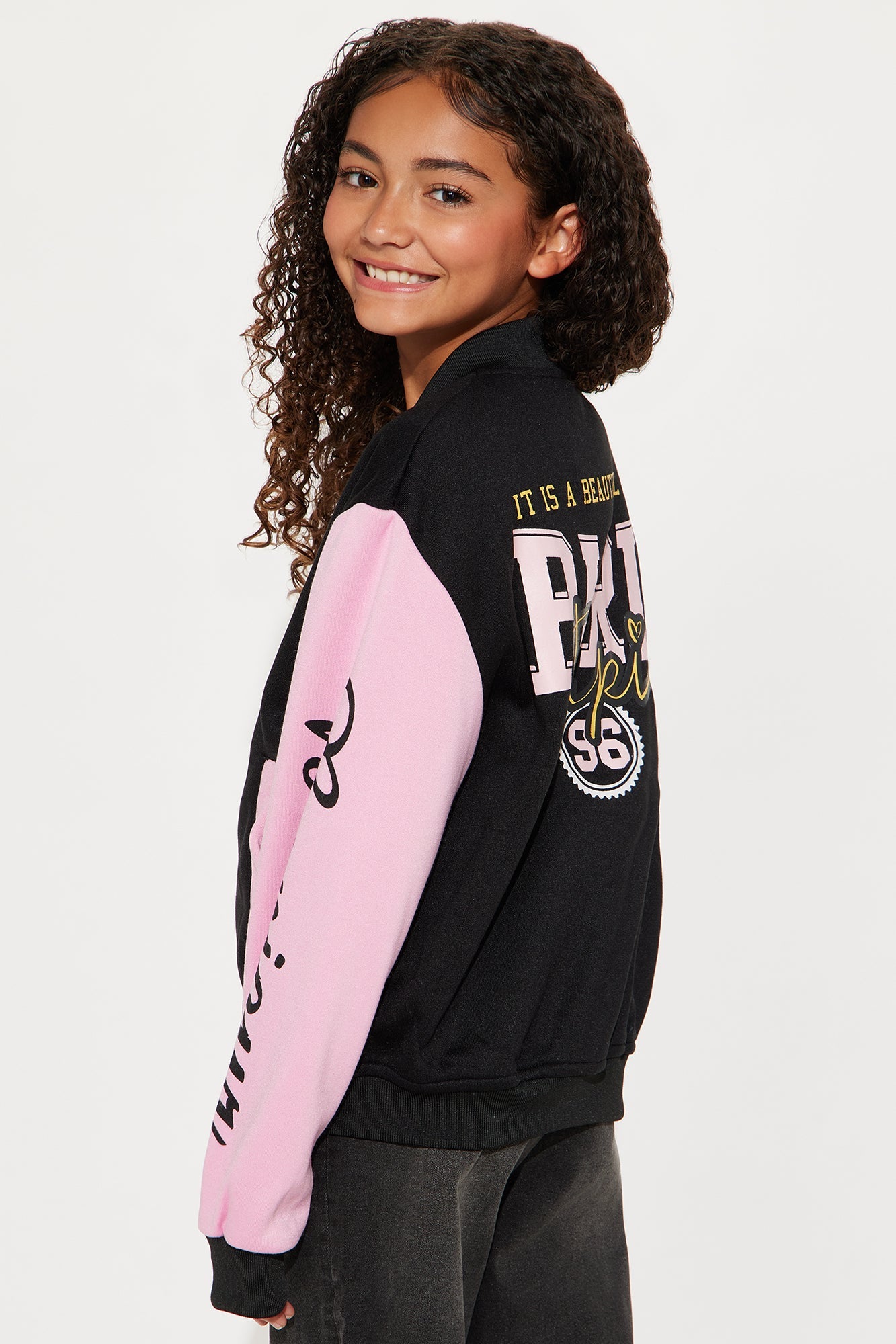 Mini Dreaming Of Paris Bomber Jacket - Black/combo