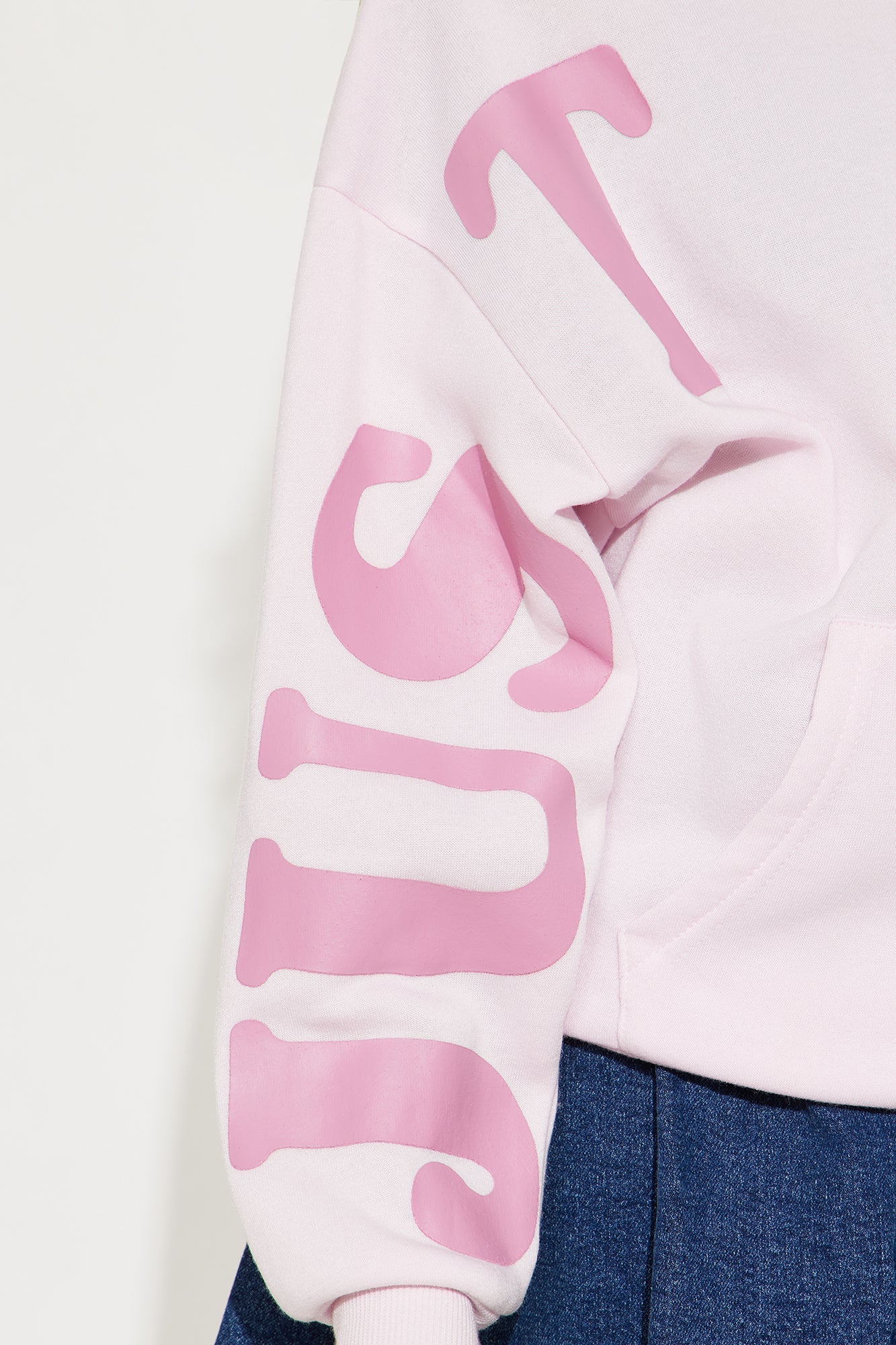Mini Just A Girl Pullover Hoodie - Pink