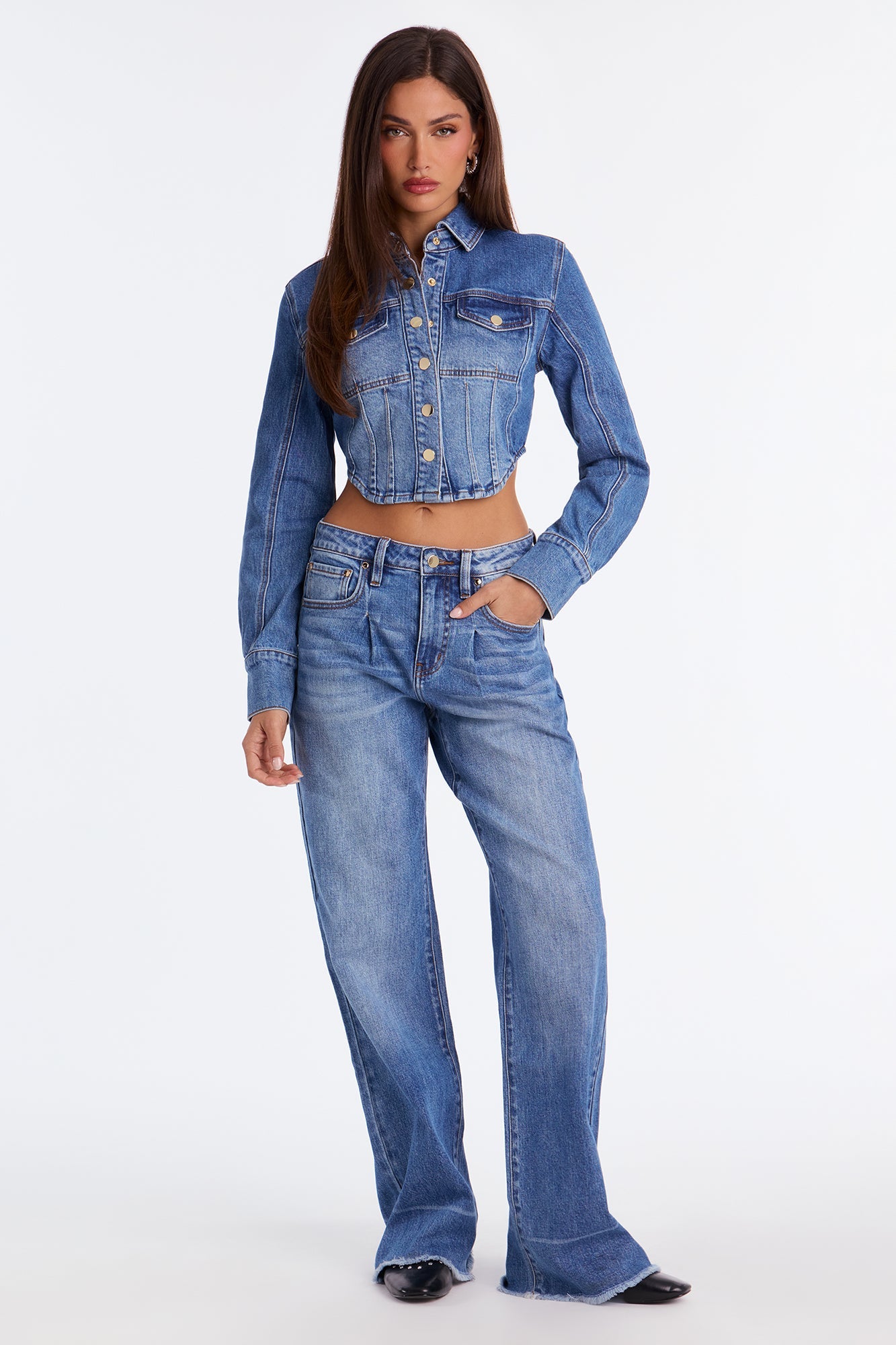 Pasadena Denim Jacket - Medium Wash