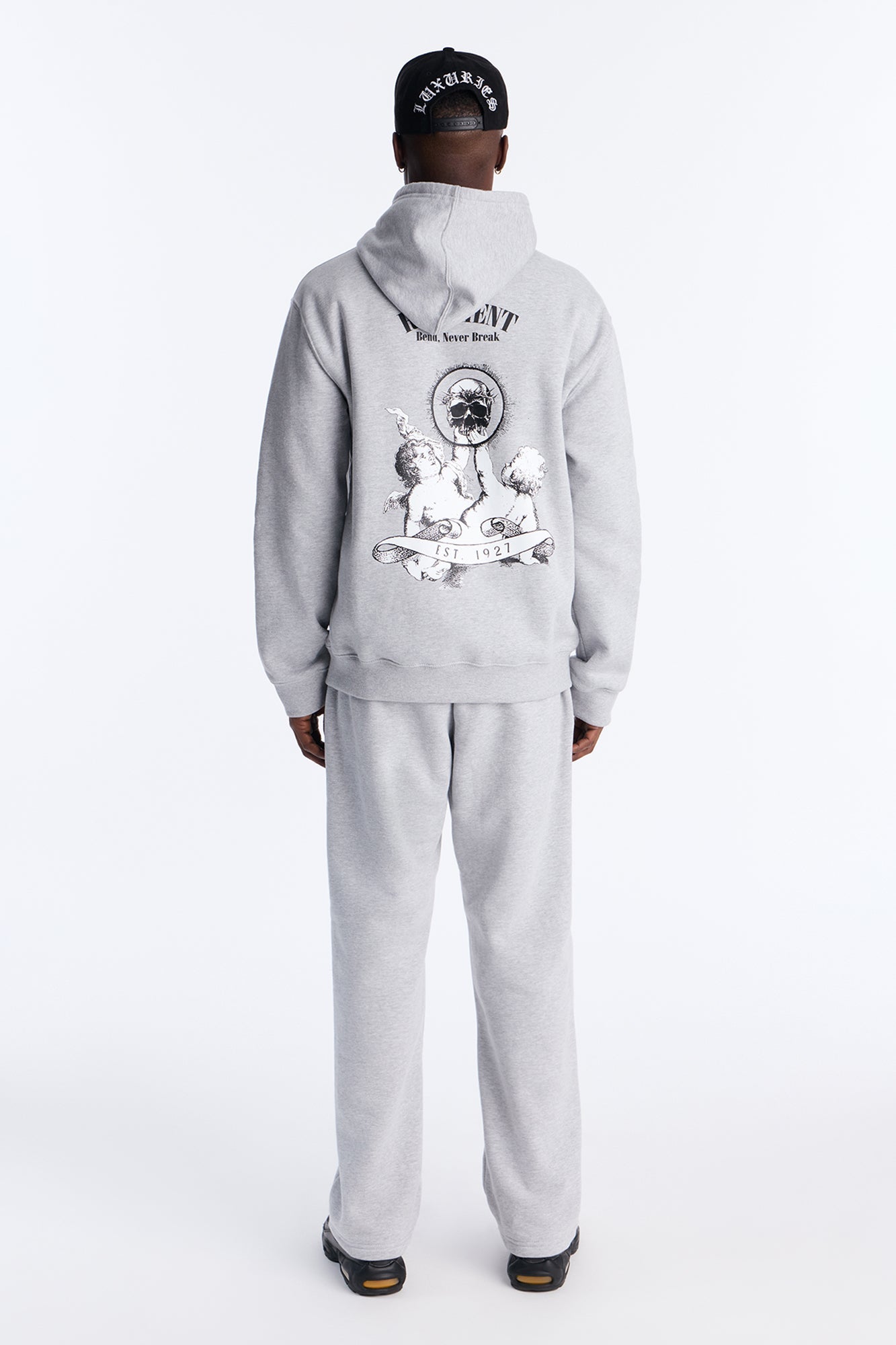 Blessed And Resilient Hoodie - Heather Grey
