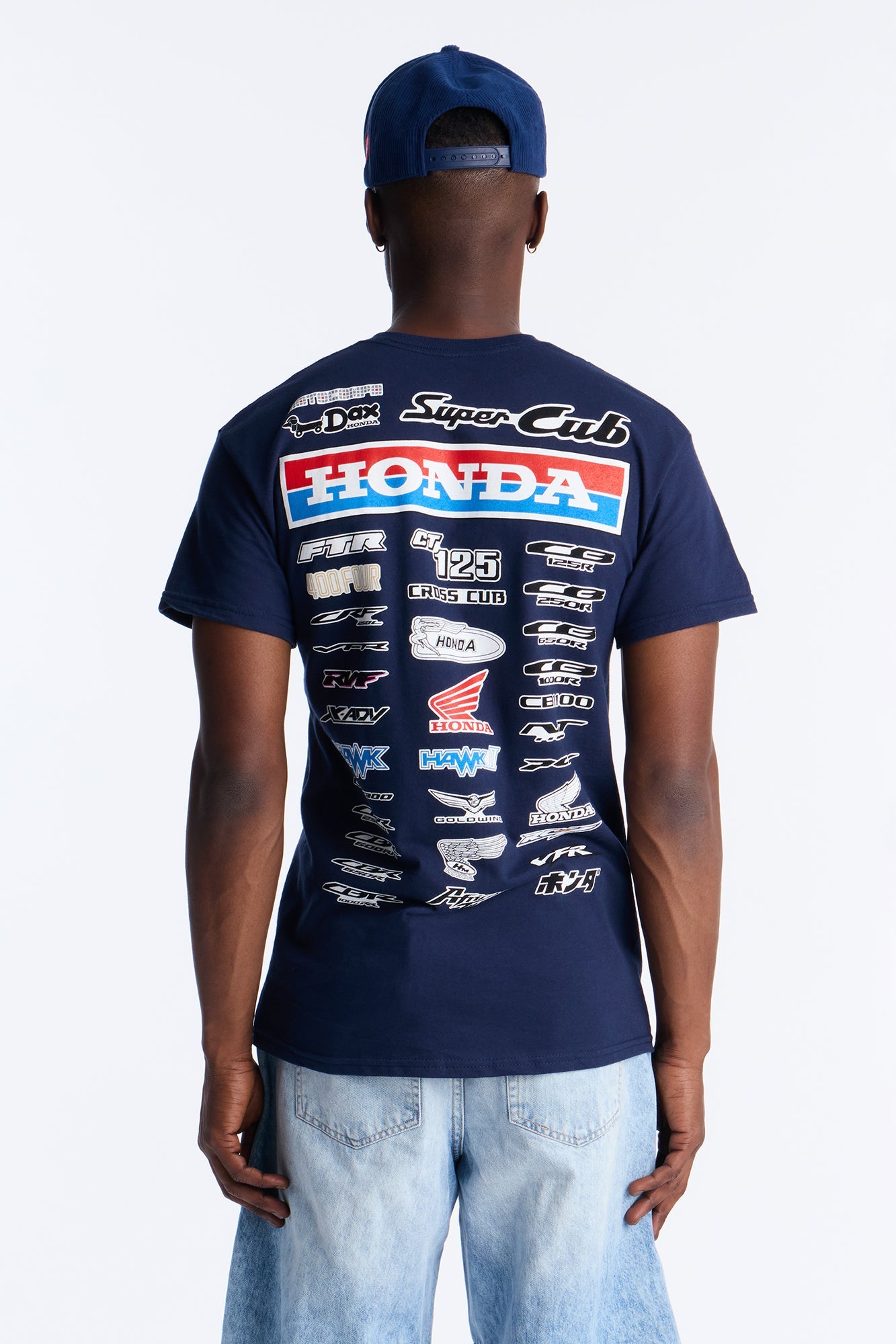 Honda SuperCub Short Sleeve Tee - Navy