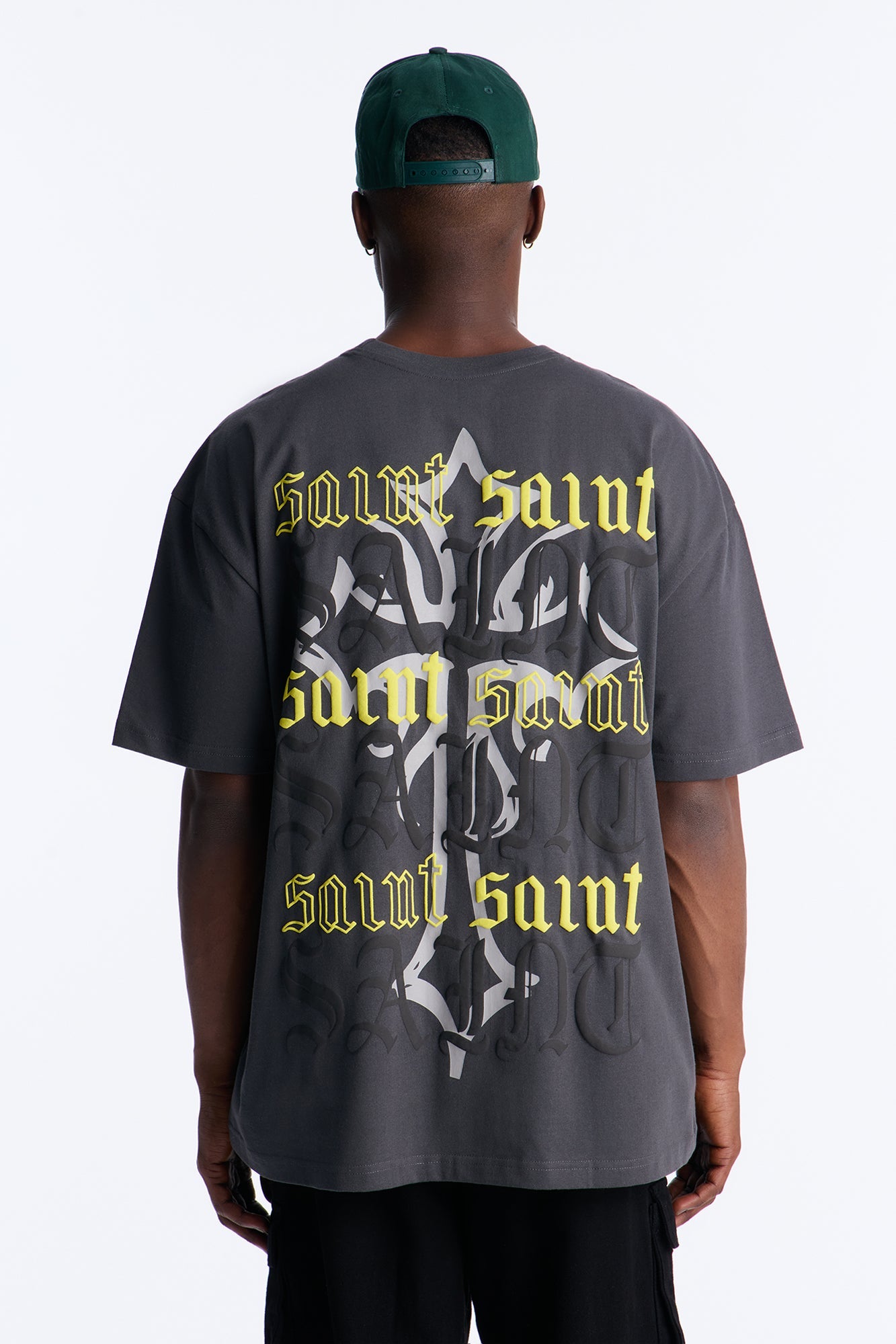 Saints On Saints Short Sleeve Tee - Grey