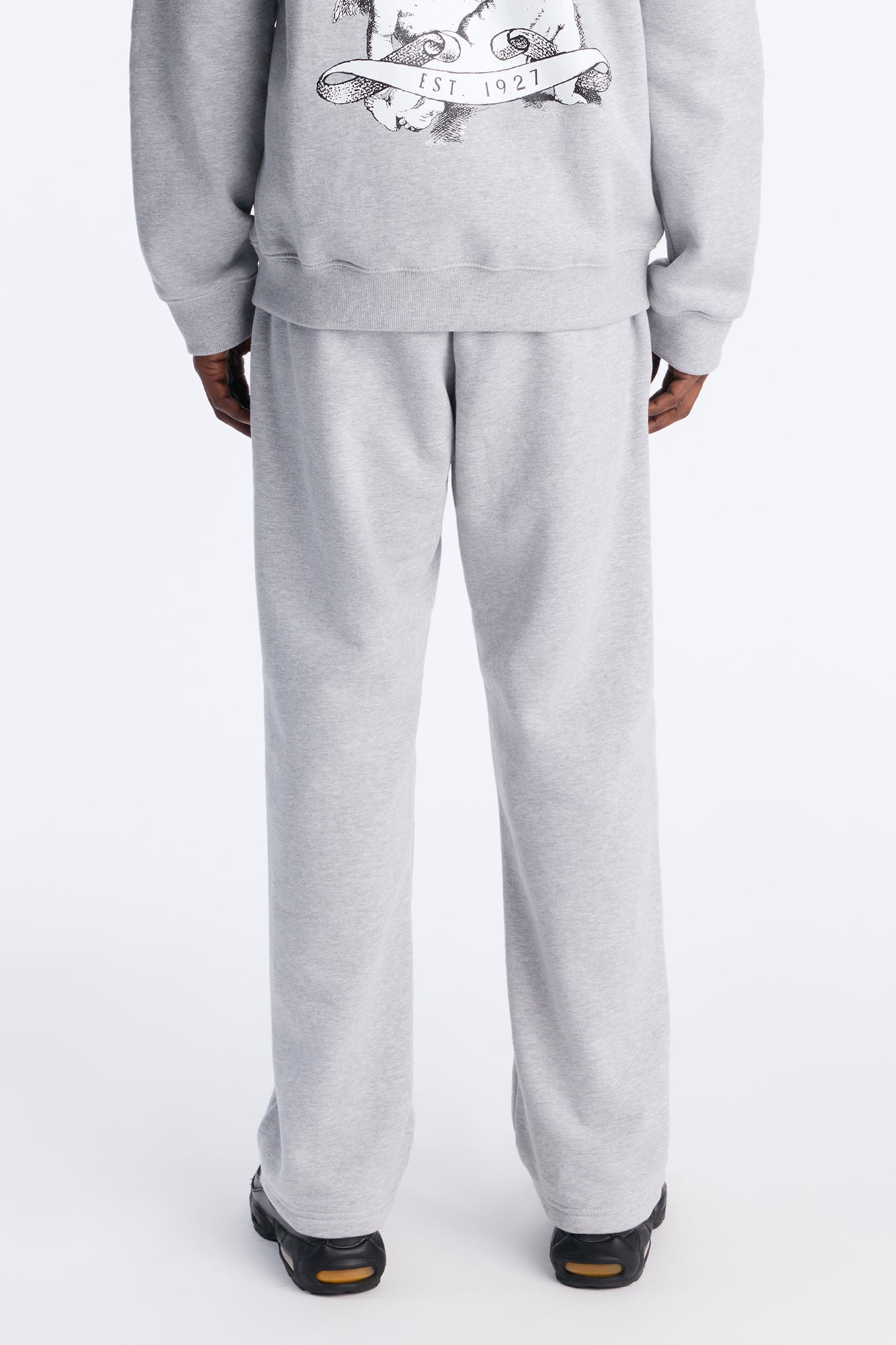 Blessed And Resilient Baggy Sweatpants - Heather Grey