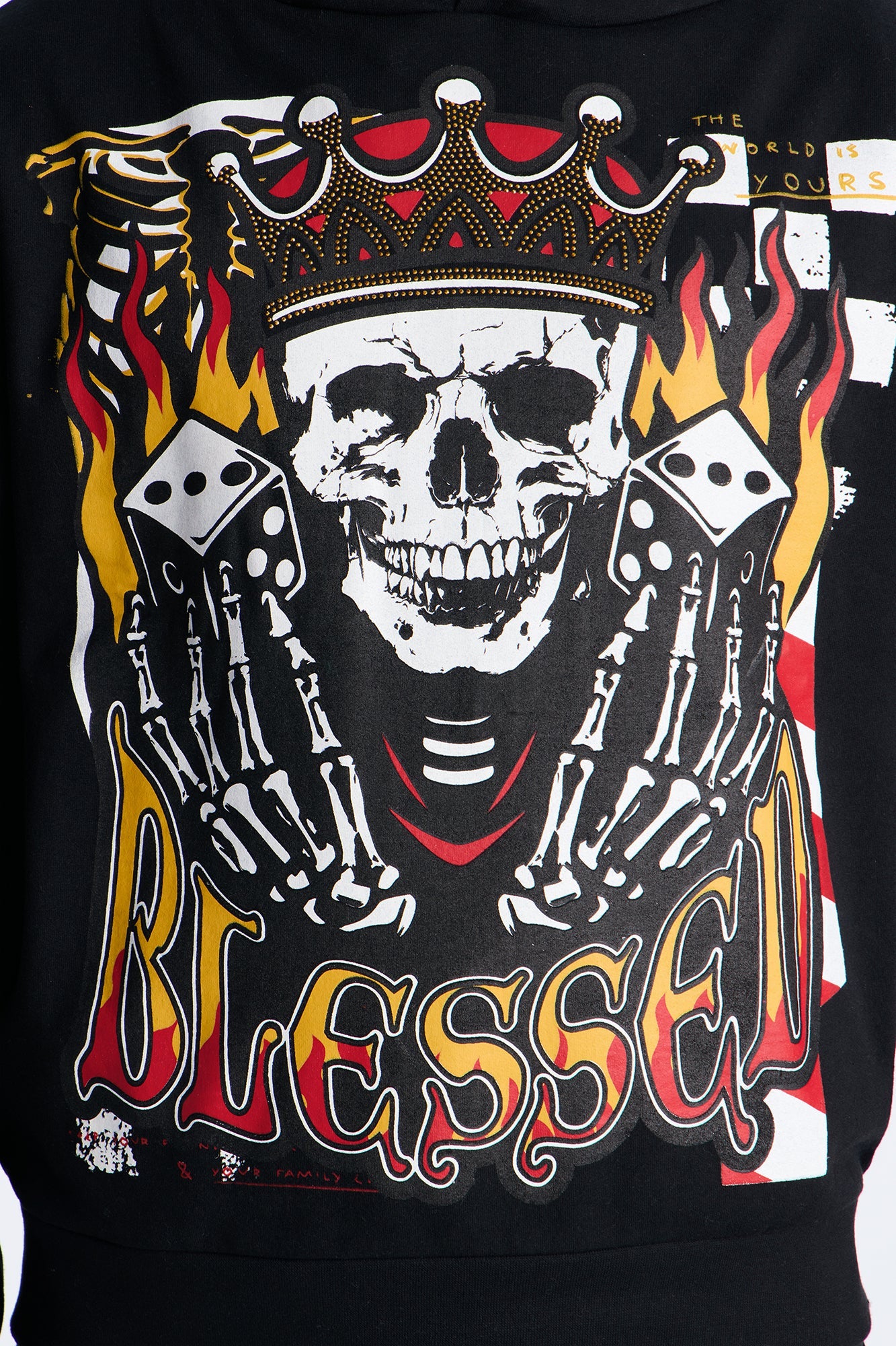 Blessed Endless Oversized Hoodie - Black