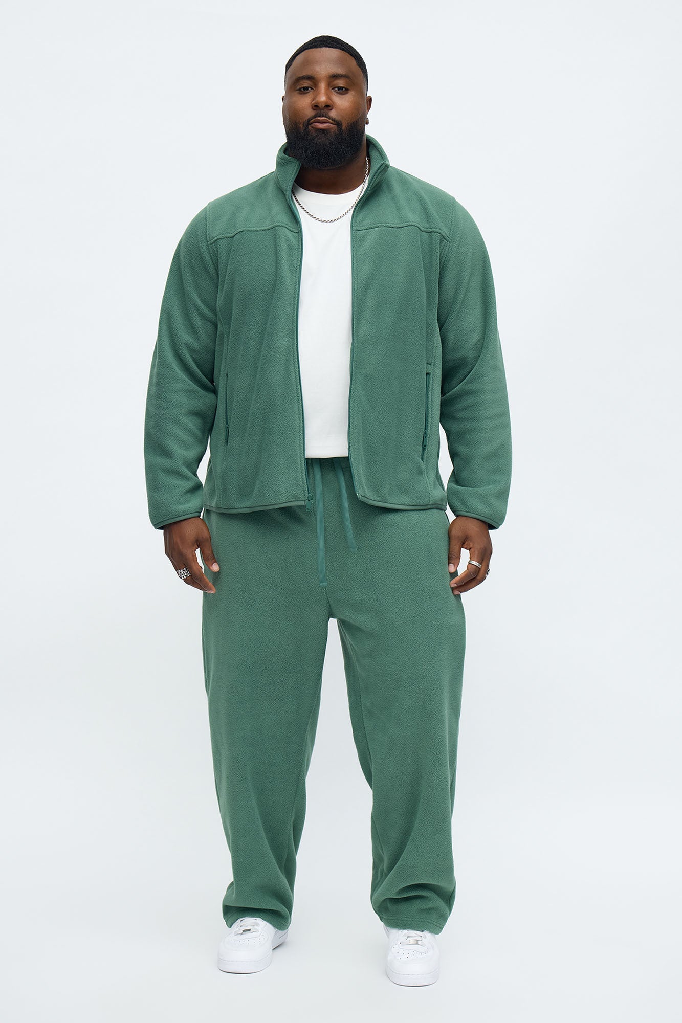 Core Microfleece Zip Jacket - Green