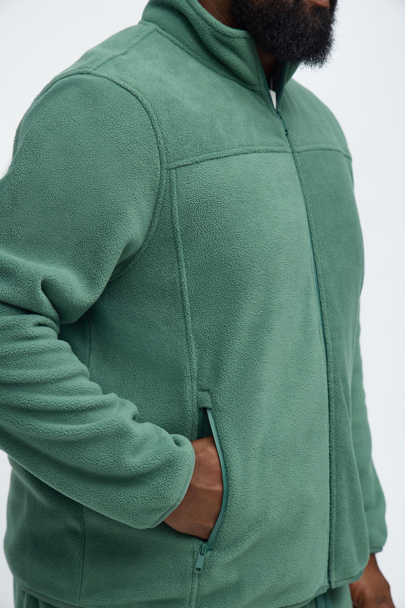 Core Microfleece Zip Jacket - Green