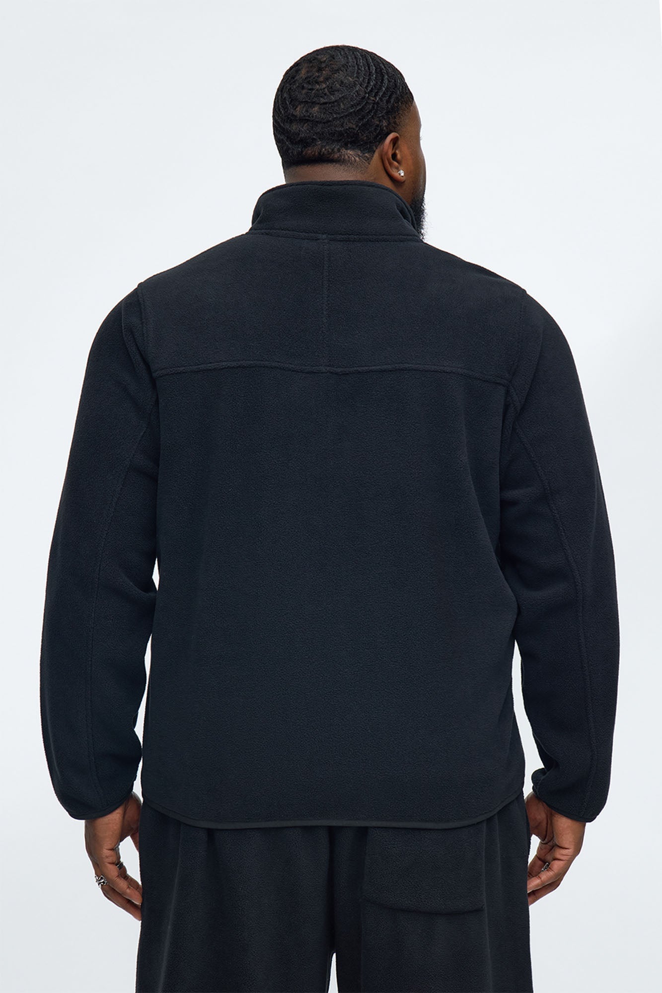 Core Microfleece Zip Jacket - Black