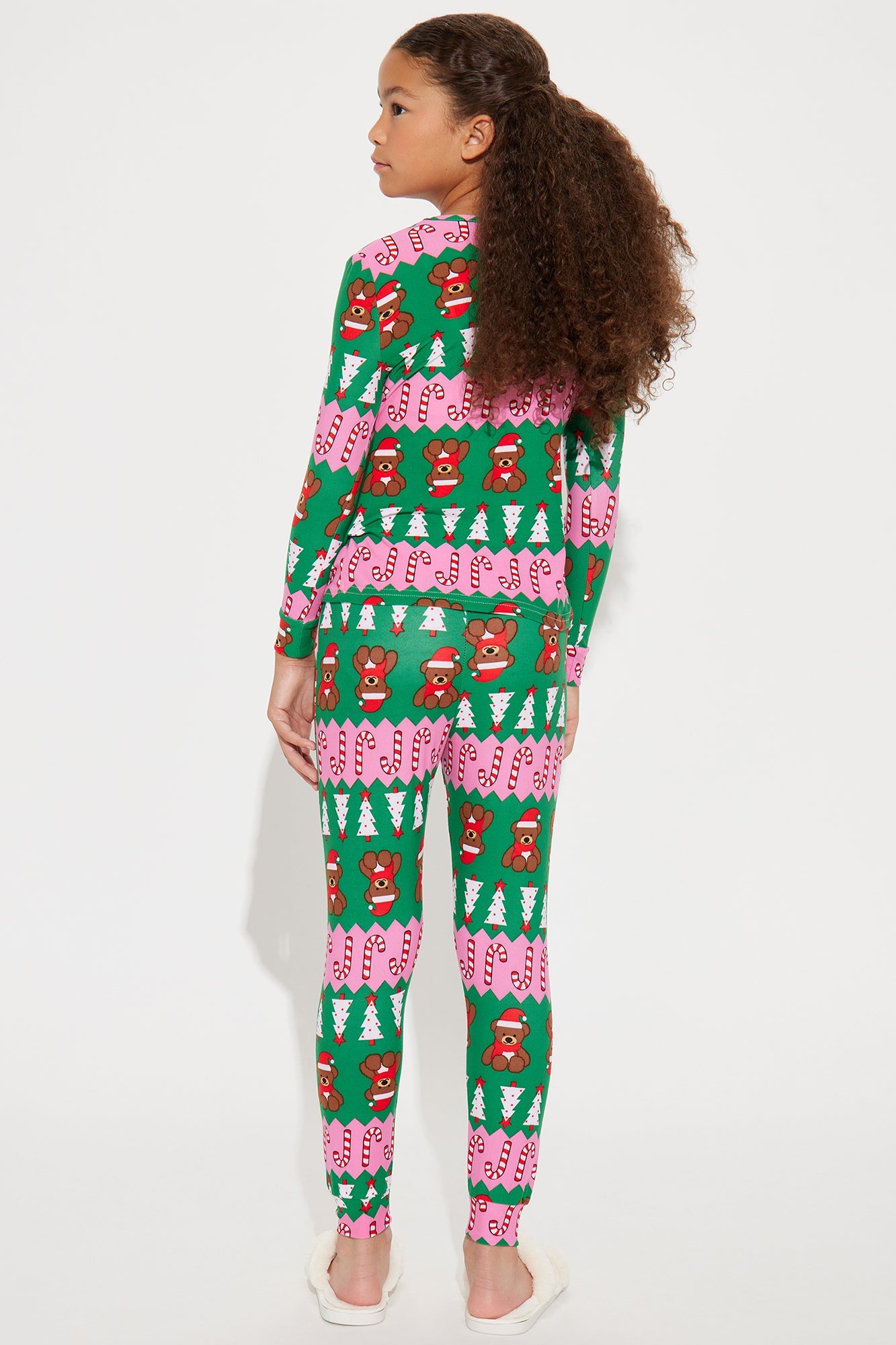 Mini Sweetest Treat 2 Piece Plush Pant Set - Red/combo