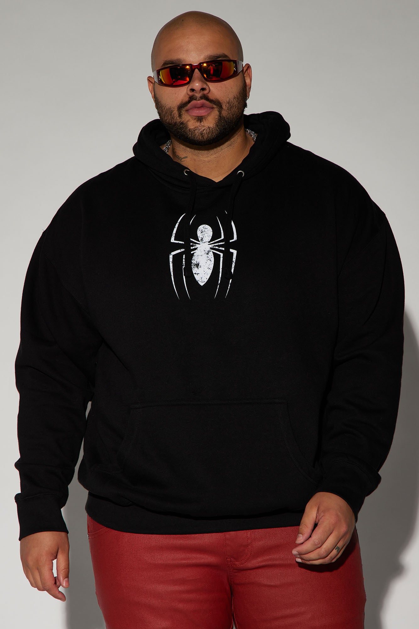 Spiderman Spiders Web Hoodie - Black