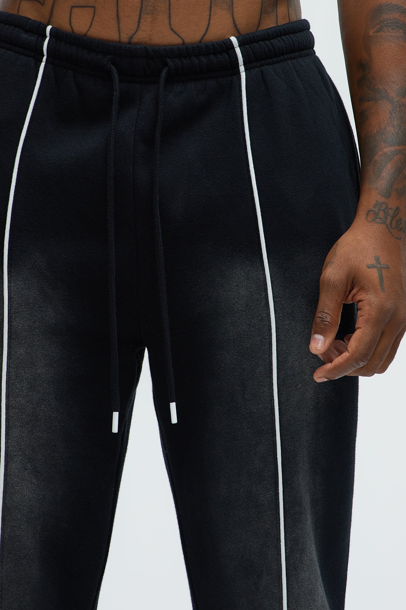 Tyson Just Go With It Straight Sweatpants - Black
