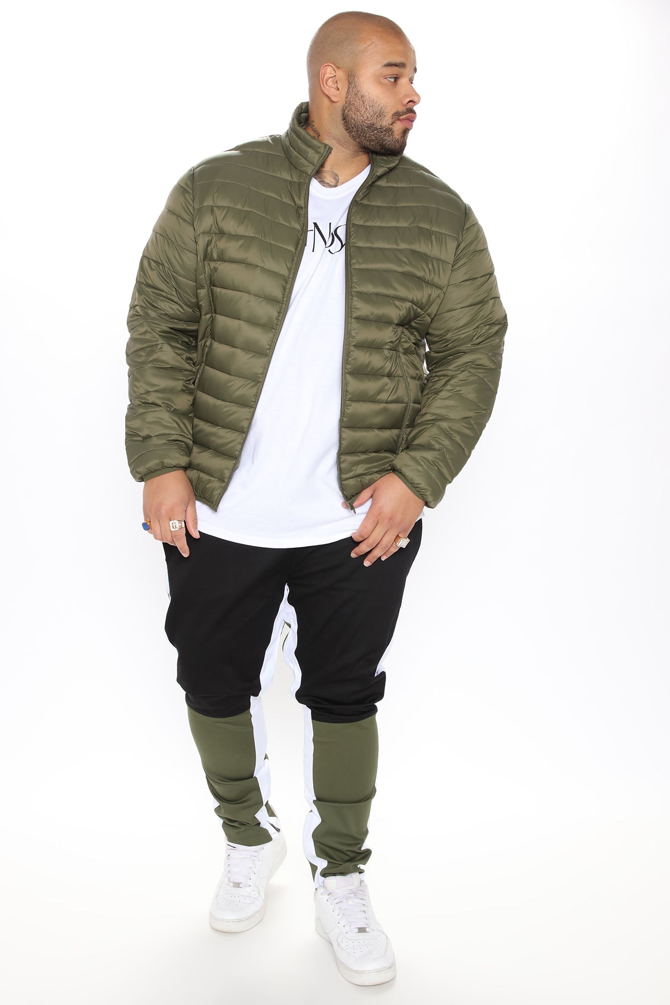 Wesley Packable Puffer Jacket - Olive