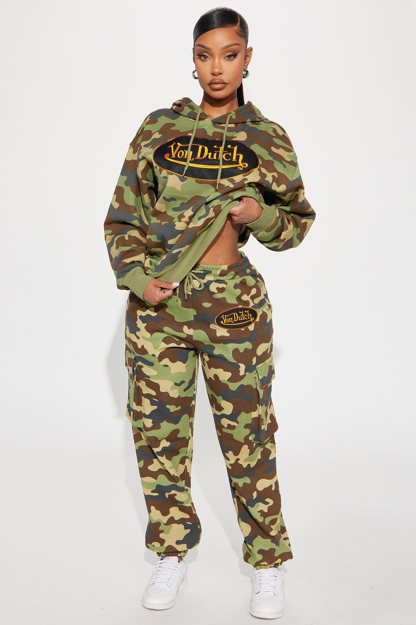 Von Dutch Camo Patch Jogger - Camouflage