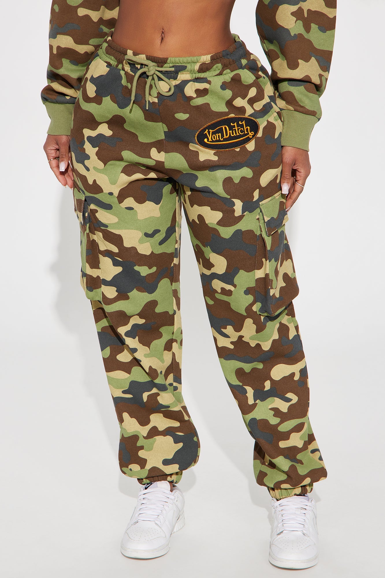Von Dutch Camo Patch Jogger - Camouflage