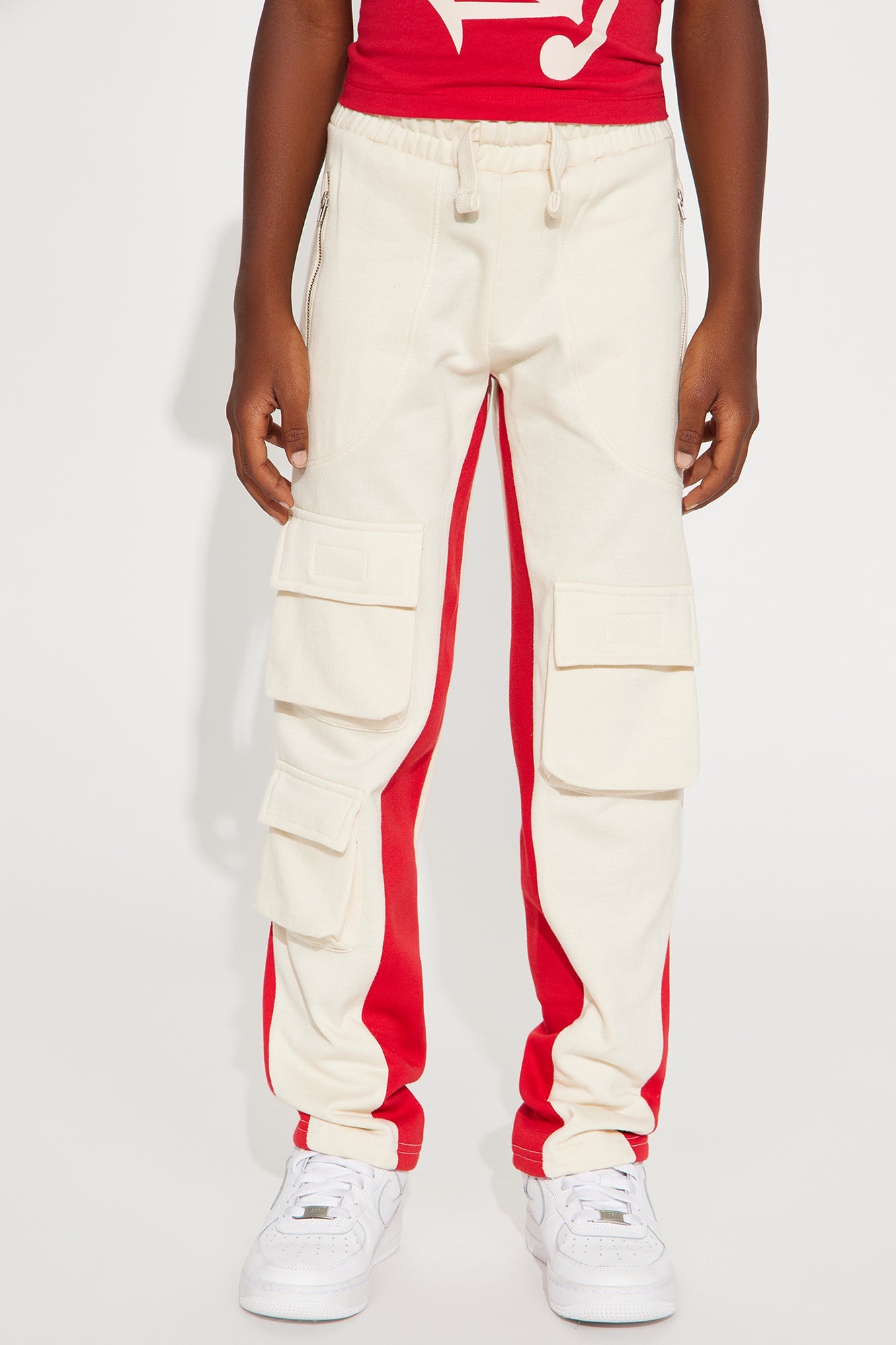 Mini Andre Cargo Straight Leg Pant - Sand