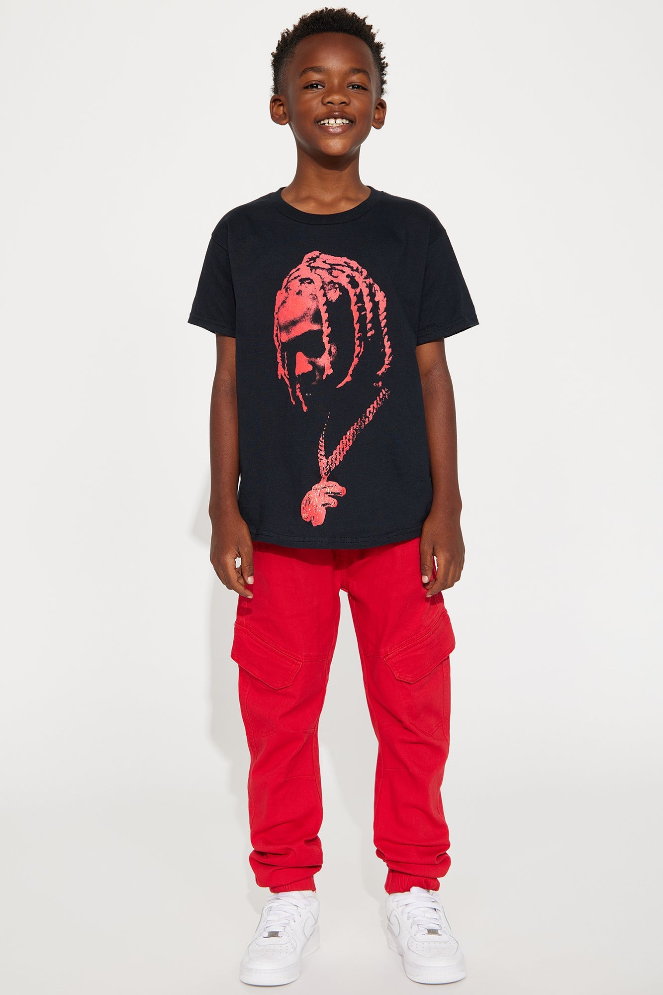 Mini OTF Chain Butterfly Short Sleeve Tee - Black