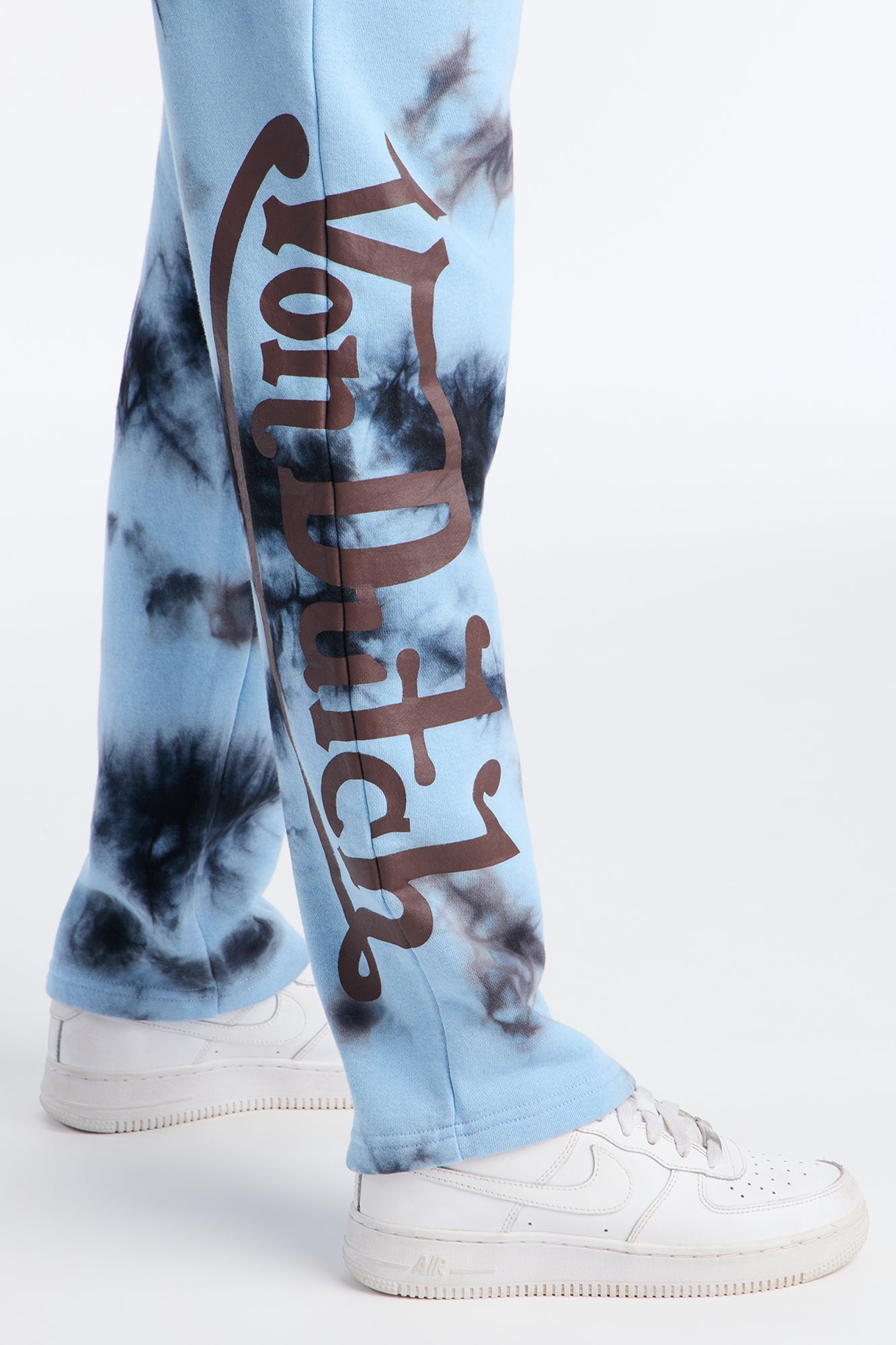Mini Von Dutch Mineral Washed Fleece Pants - Navy Wash