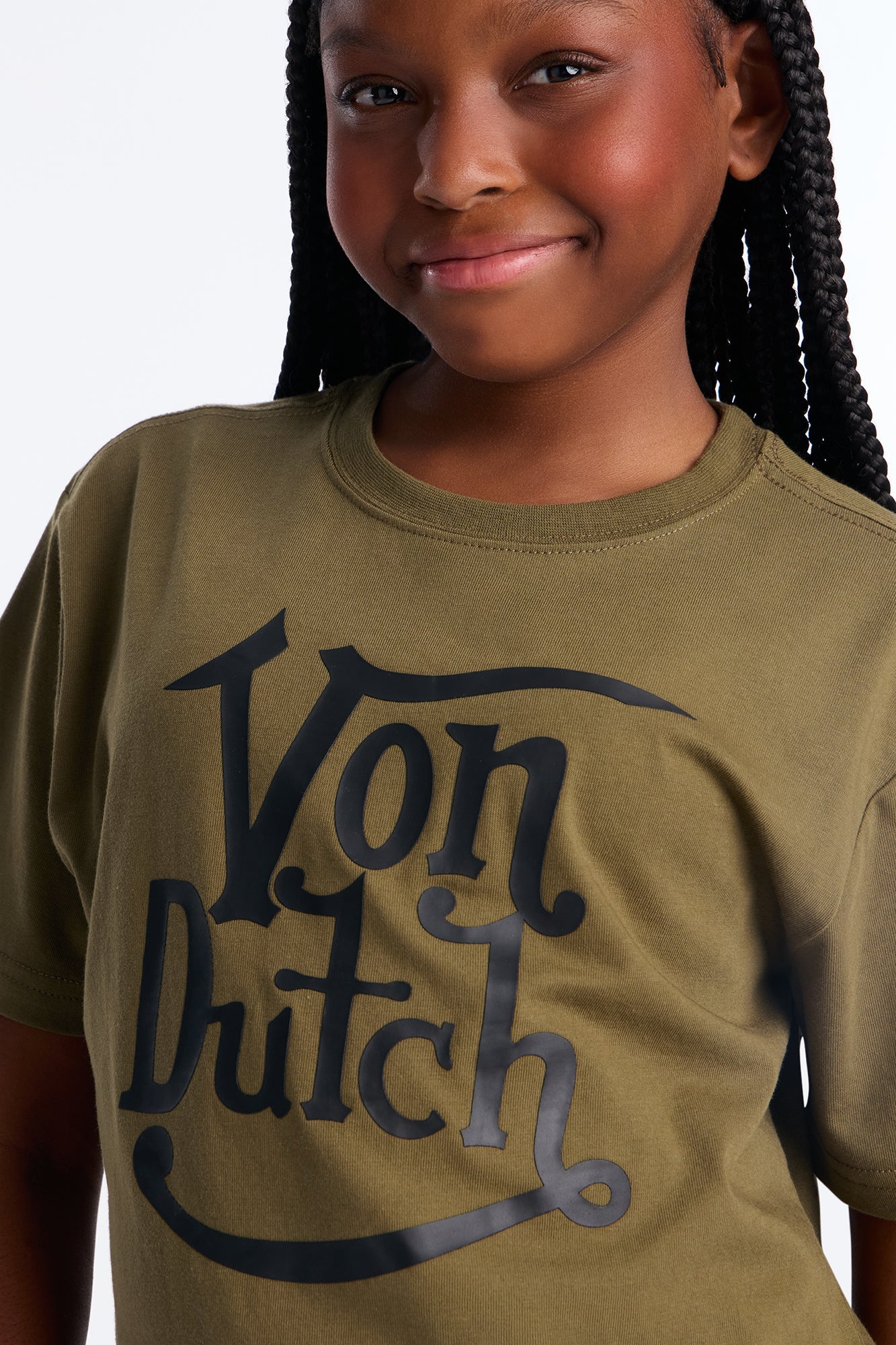 Mini Von Dutch Wired Up Tee - Olive