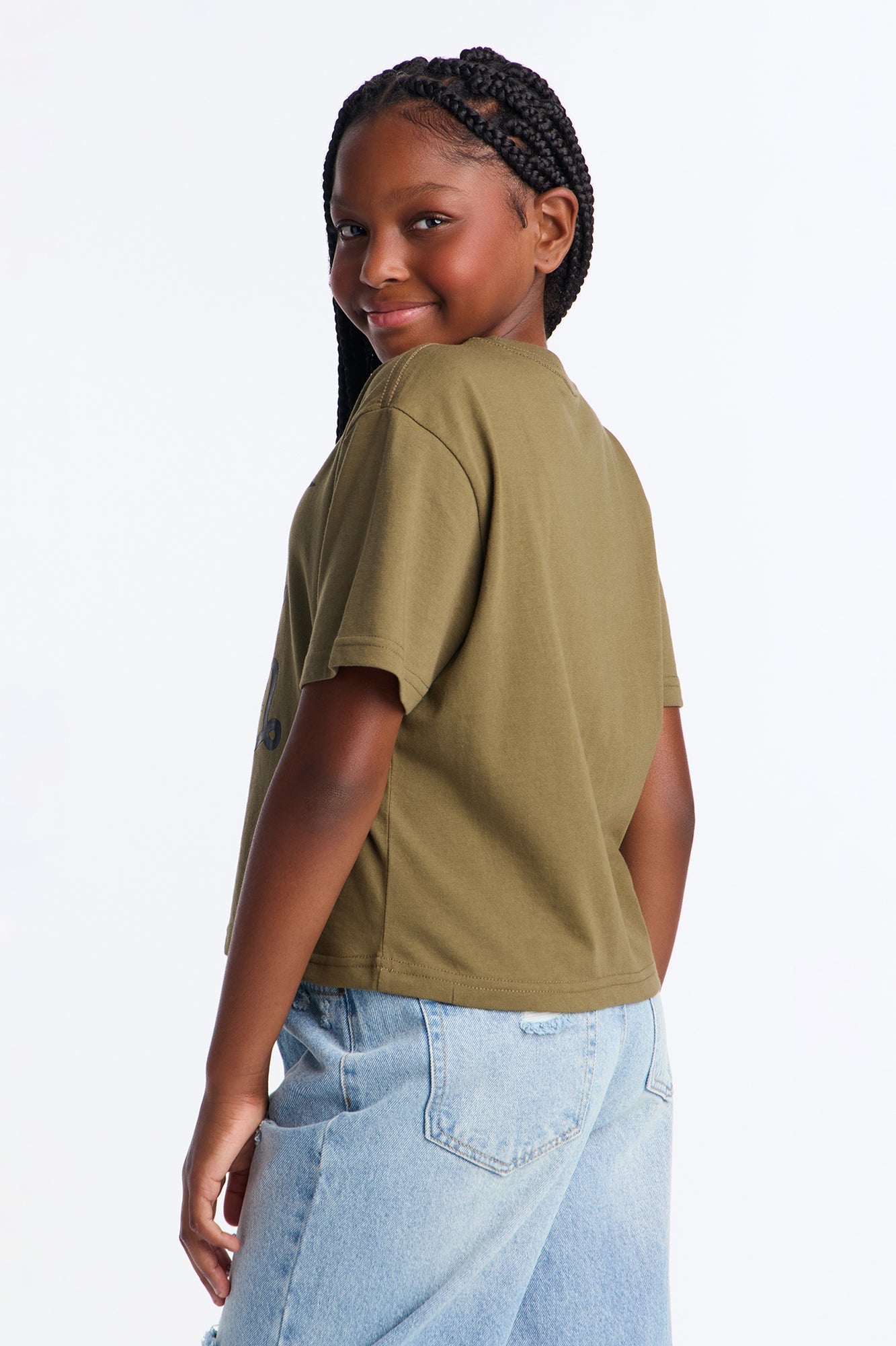 Mini Von Dutch Wired Up Tee - Olive