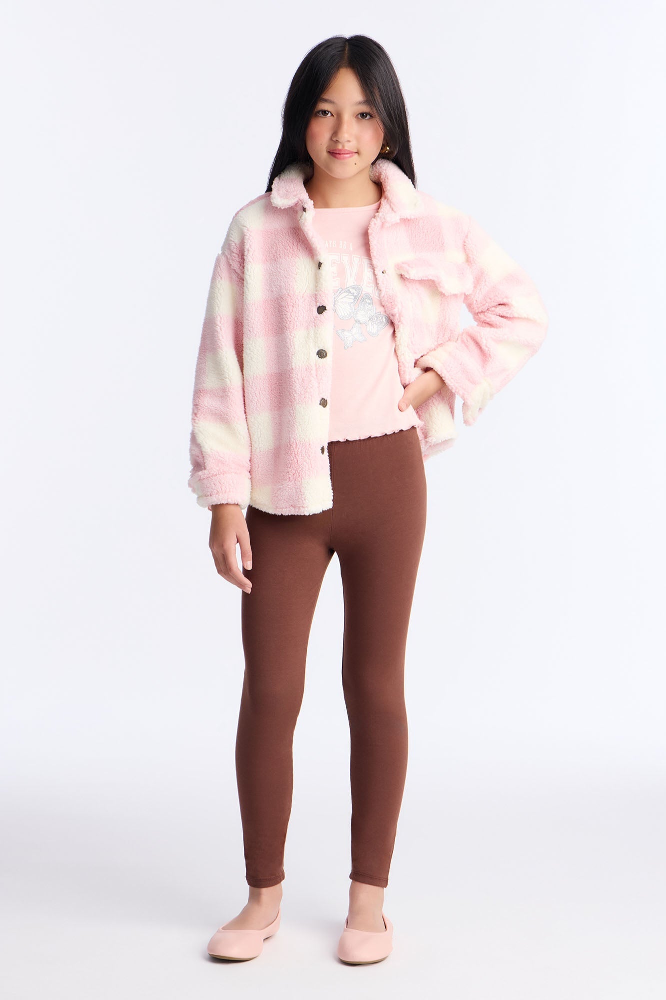 Mini True Believer 3pc Legging Set - Pink/combo