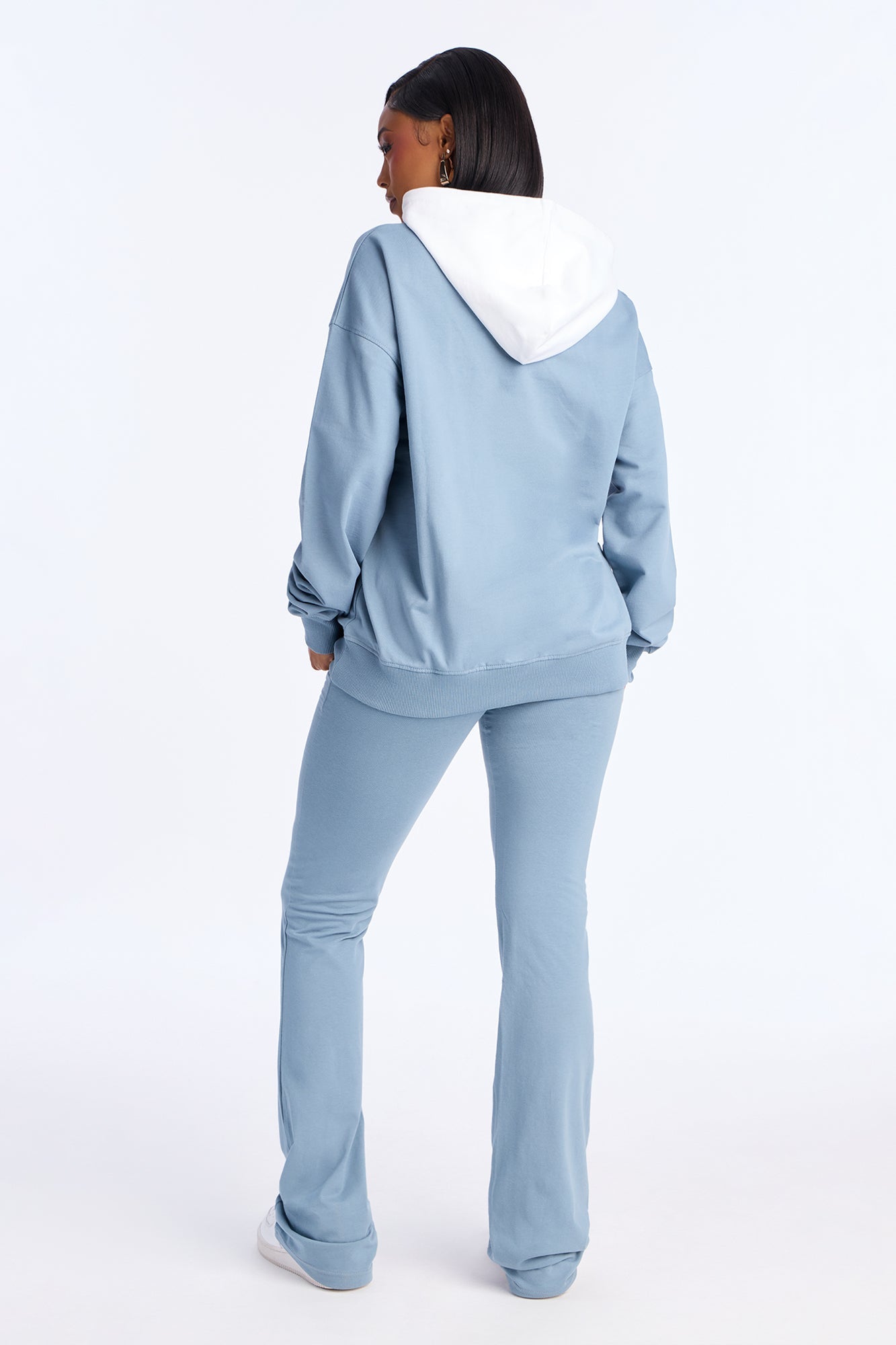 Dream Big Hoodie Pant Set - Slate Blue