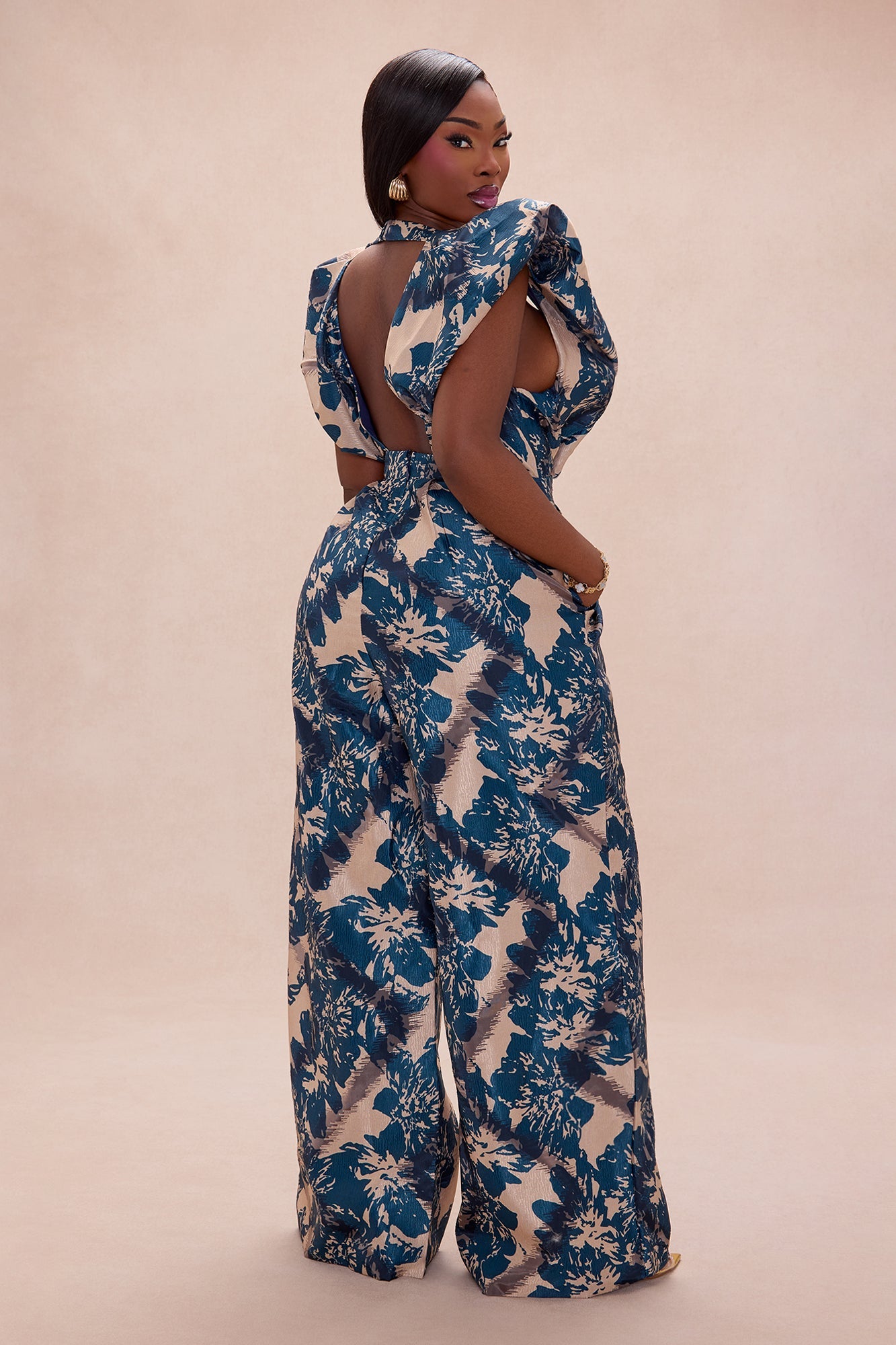 Karmina Jumpsuit - Navy/combo