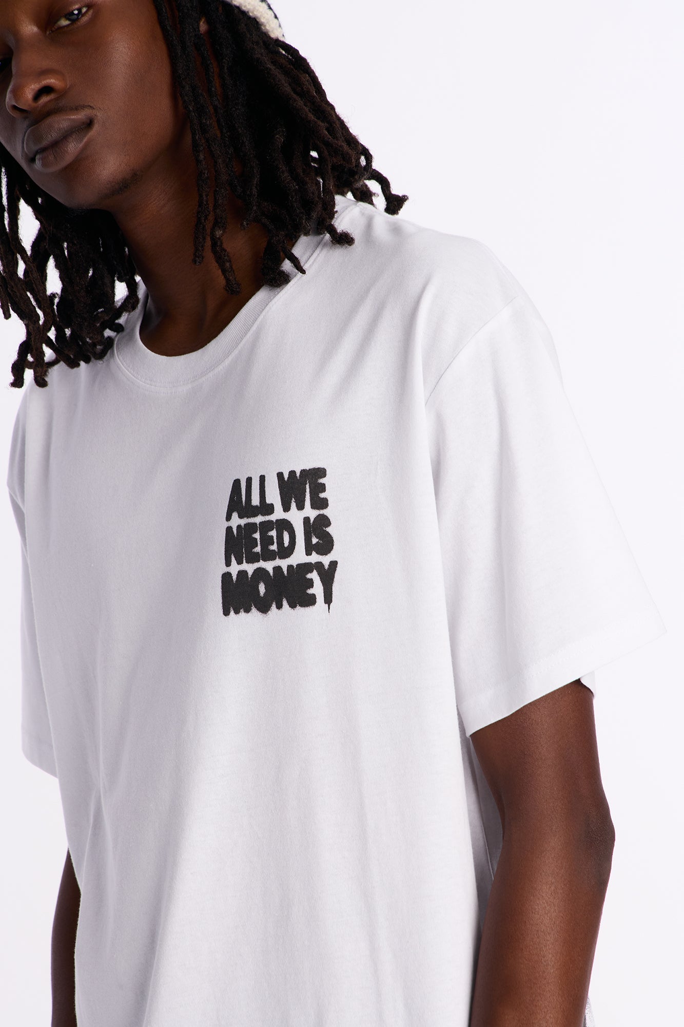 All We Need Is Money Short Sleeve Tee - White