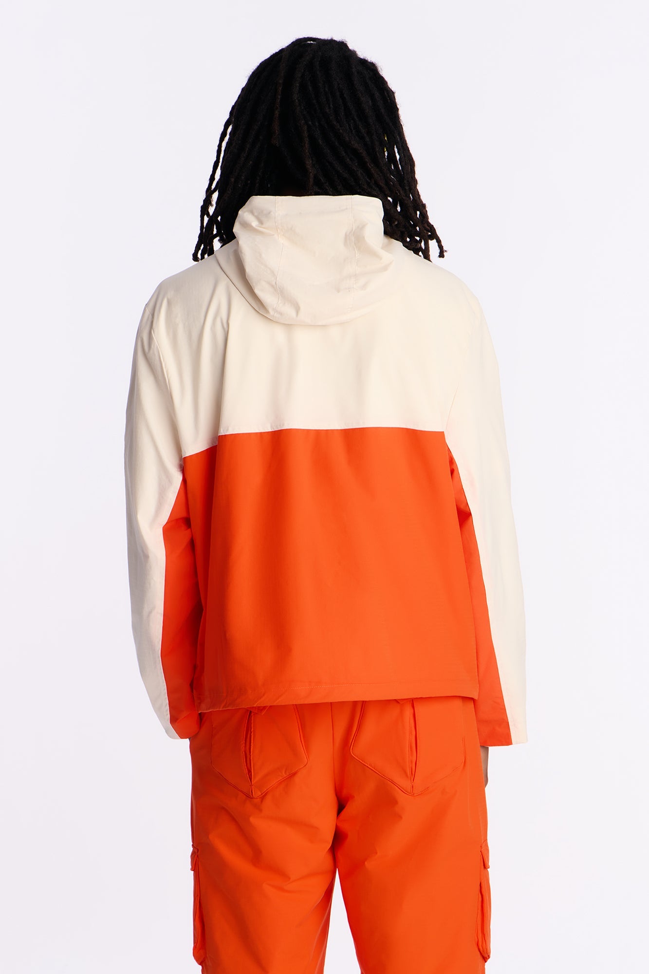 Relaxed Hooded Lorimer Spirit Tech Jacket - Off White