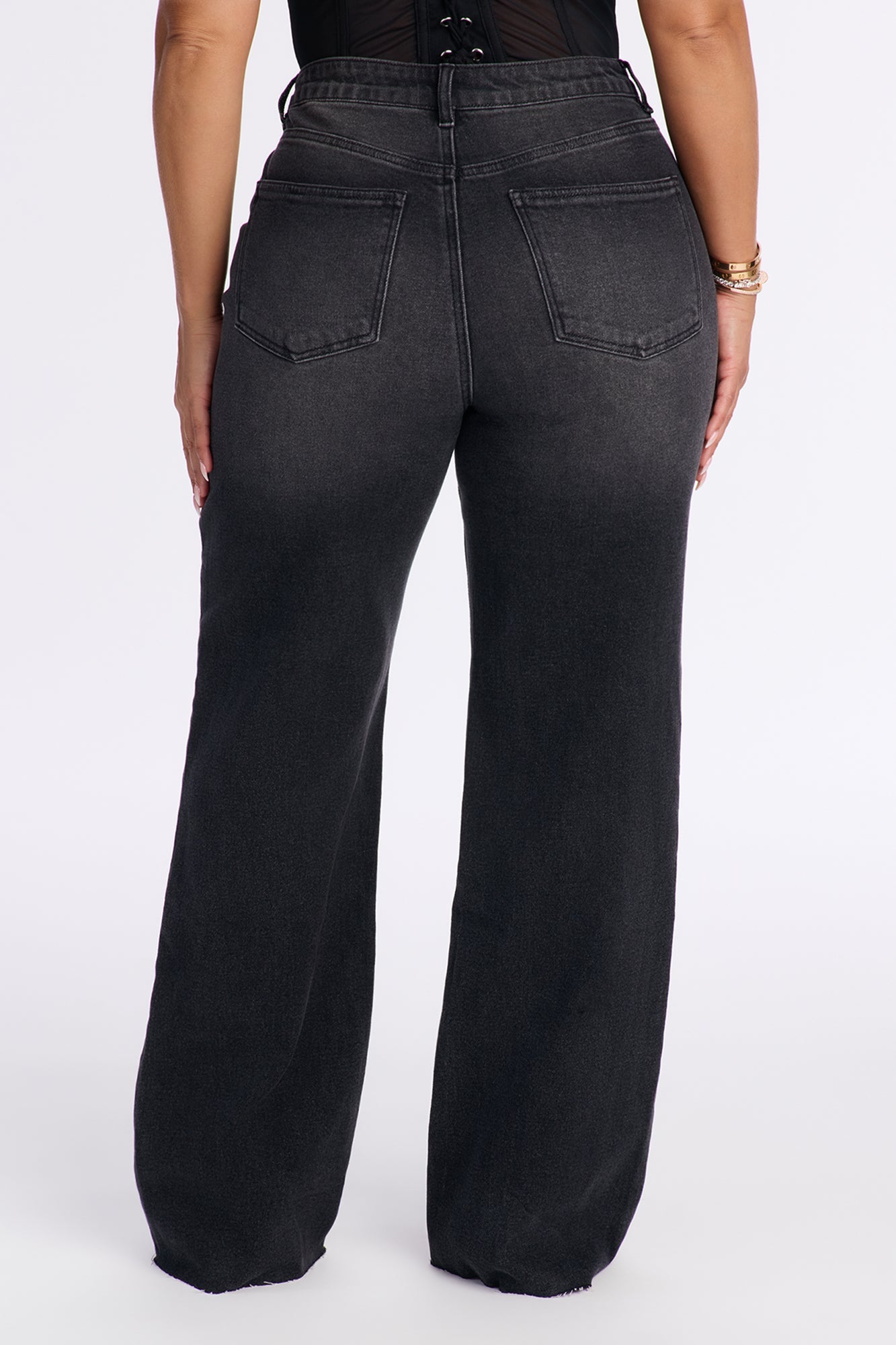 Tough Love Stretch Straight Leg Jean - Black Wash