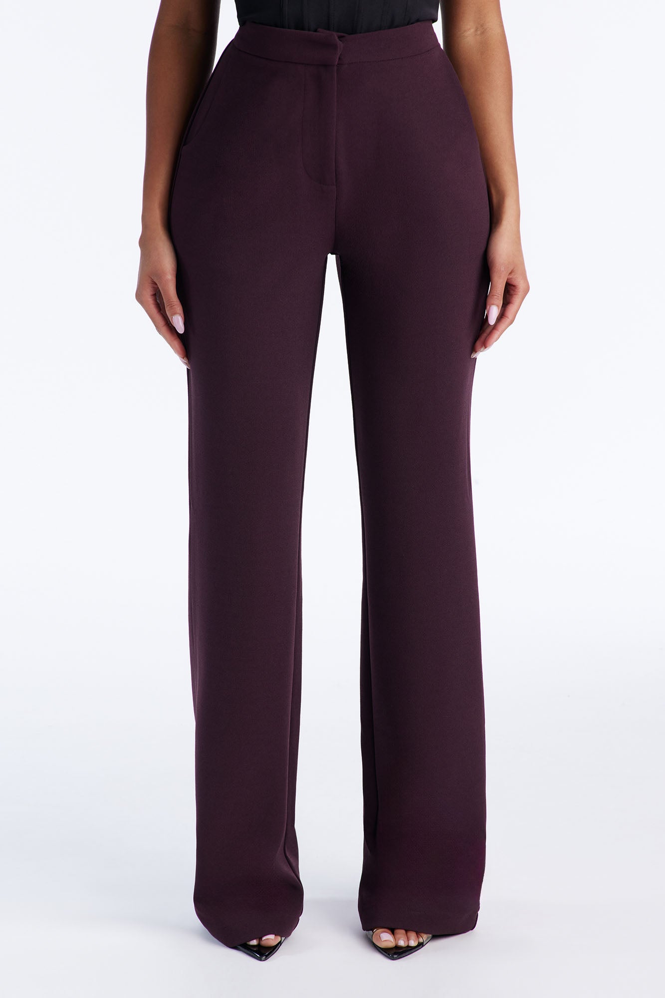 Core Competency Straight Leg Trouser - Chocolate