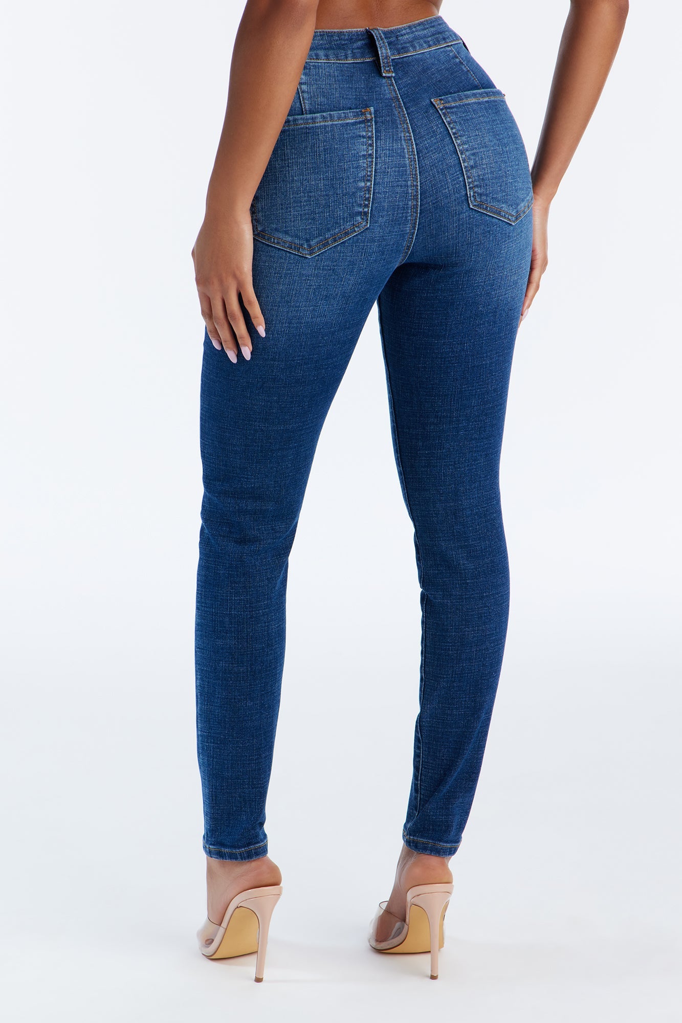 Wild West Stretch Skinny Jeans - Dark Wash