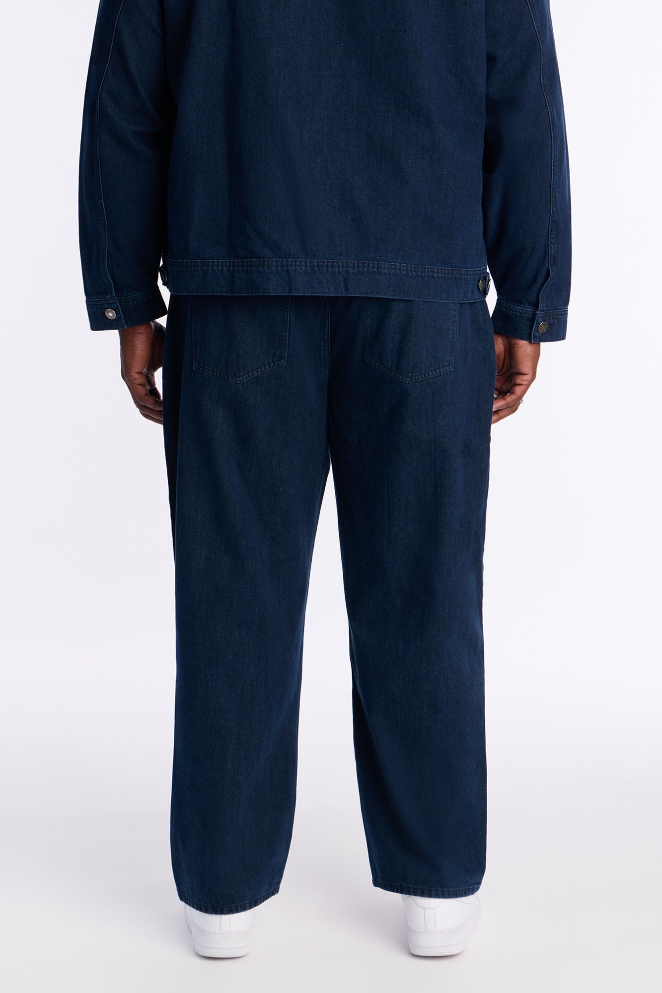 Barrel Aime Pleated Jean - Indigo