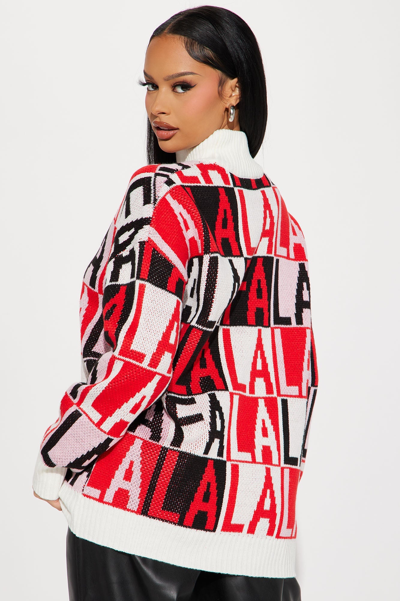 Fa La La Sweater - Red/combo