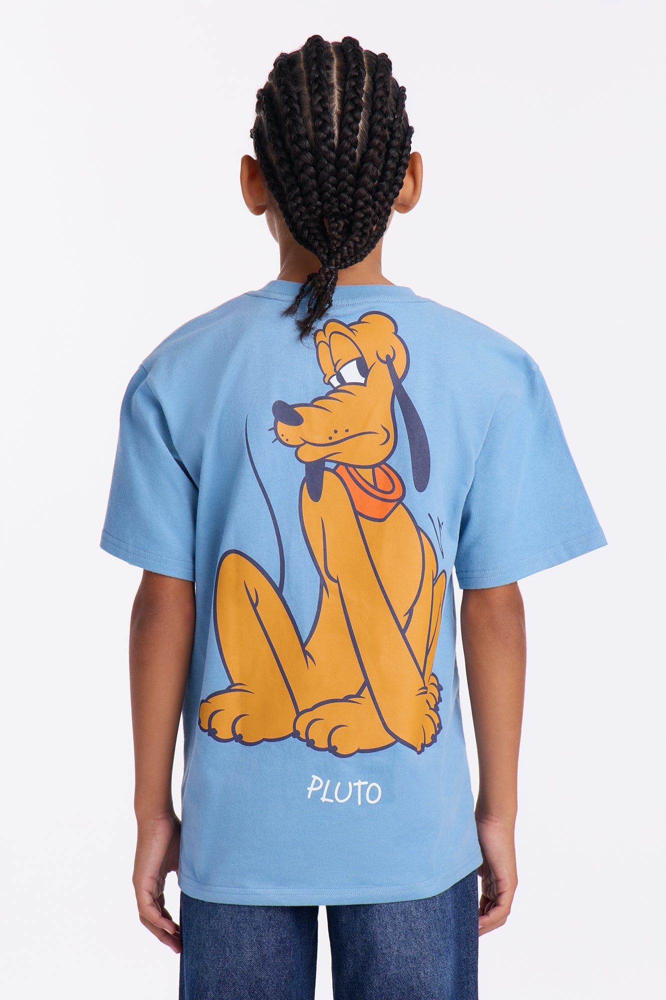 Mini Disney Pluto Attitude Premium Short Sleeve Tee - Indigo