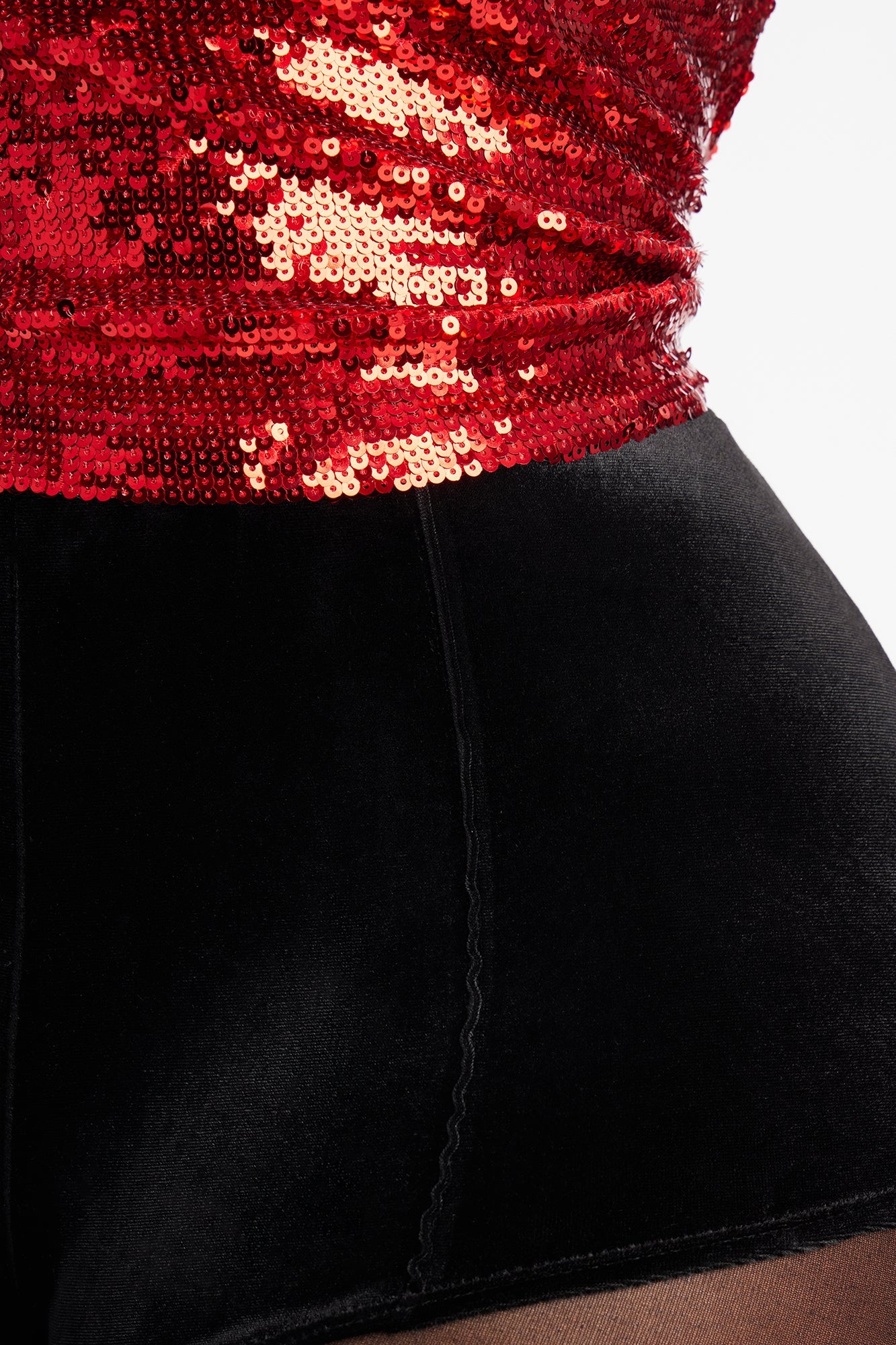 Girl Like Me Velvet Micro Short - Black