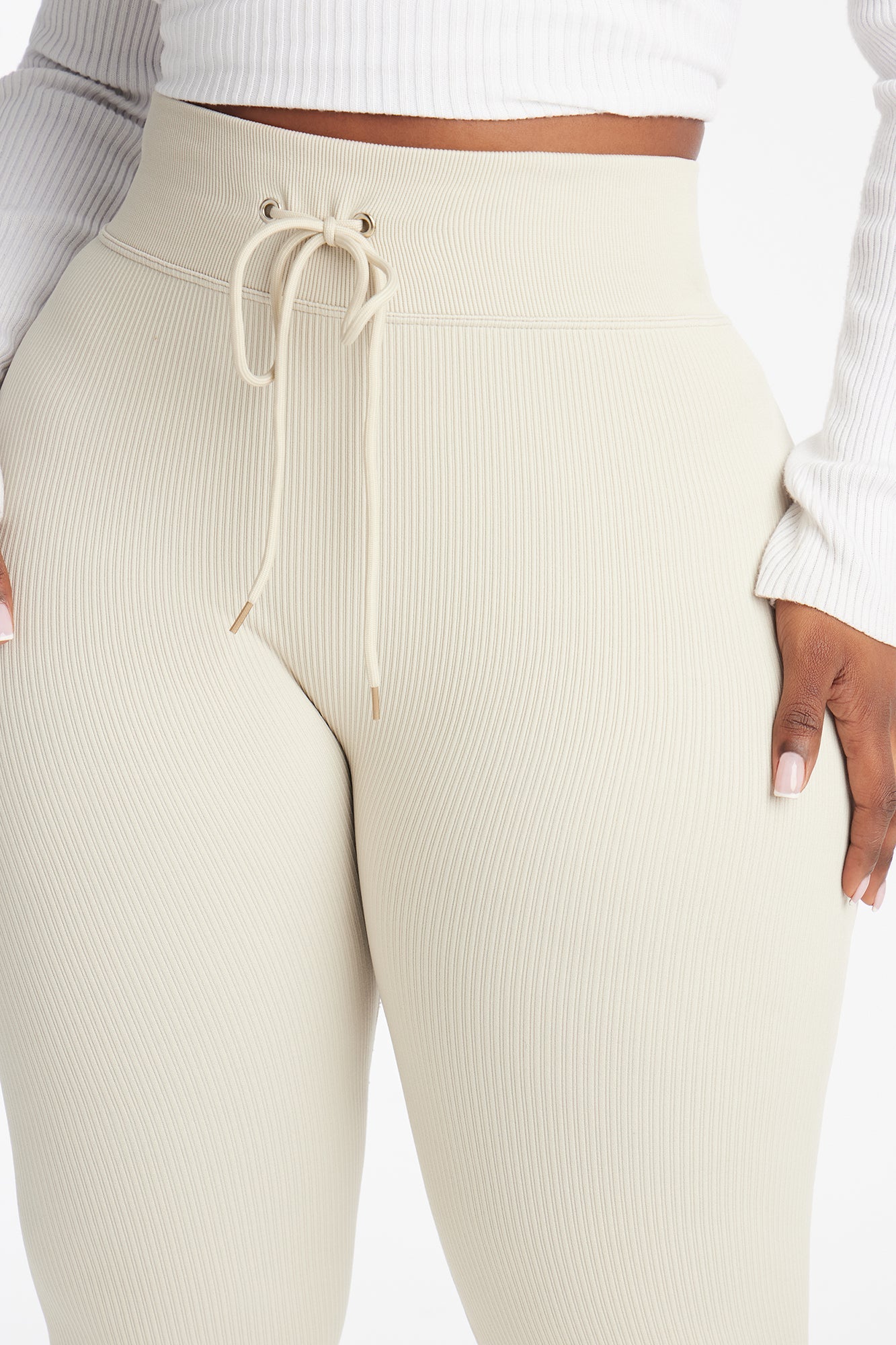 Feel The Burn Active Legging - Stone