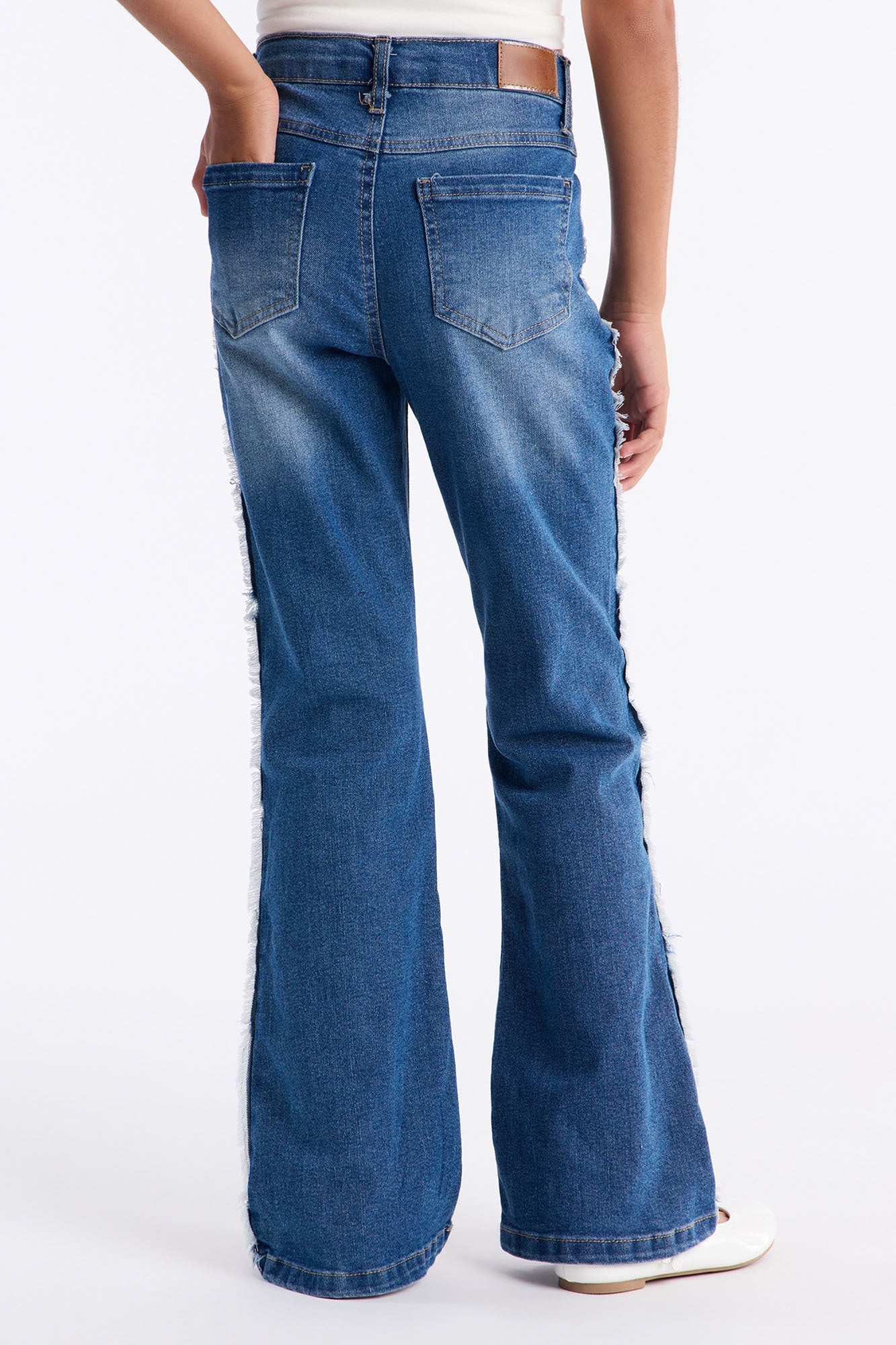Mini Stories To Tell Flare Jeans - Medium Wash