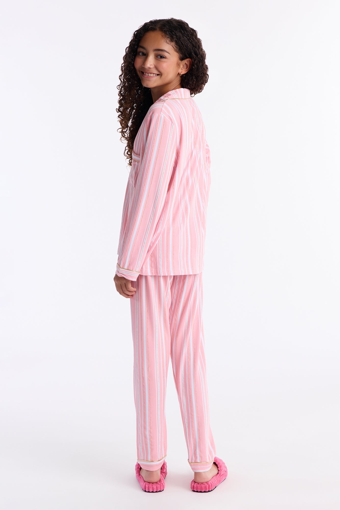 Mini Sweet As Ever Pant Set - Pink/combo
