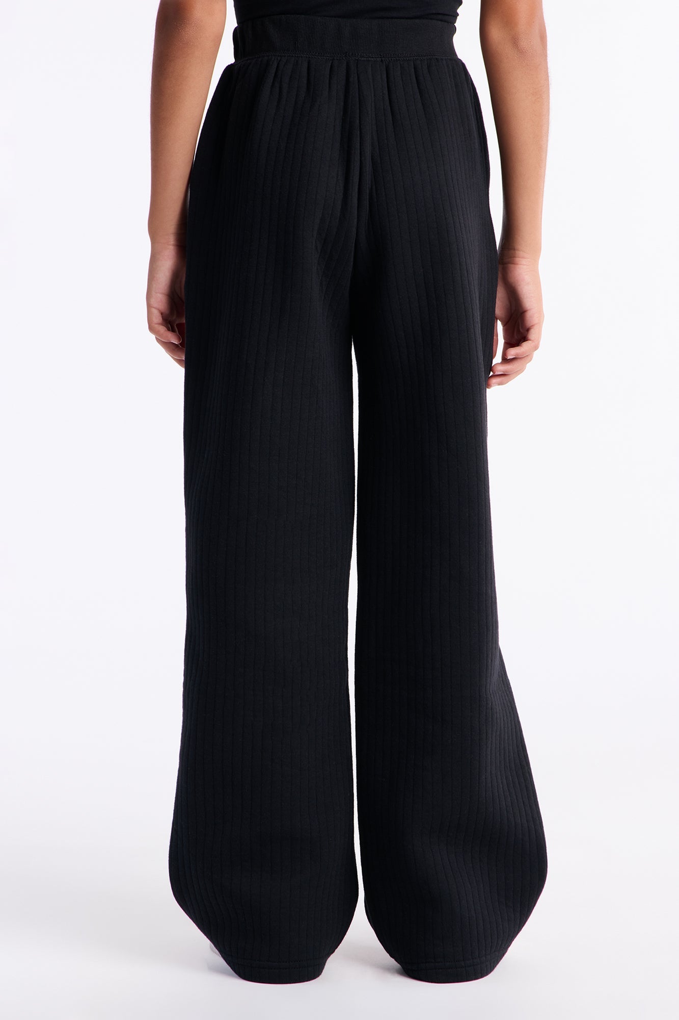 Mini Von Dutch Logo Fleece Pants - Black