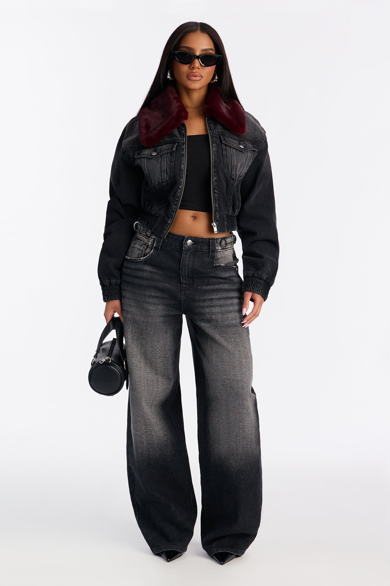 Regent Denim Trucker Jacket - Black