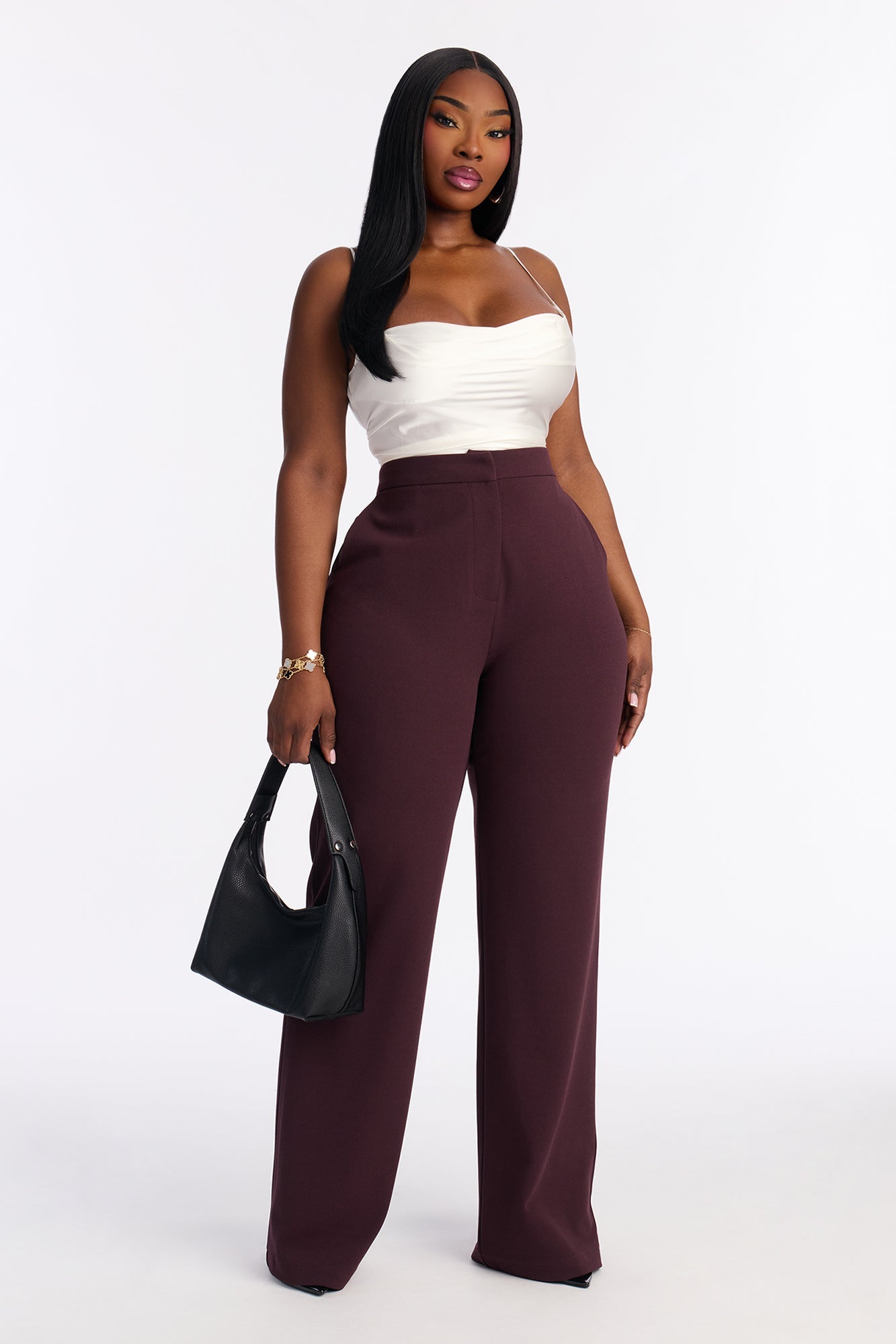 Core Competency Straight Leg Trouser - Chocolate