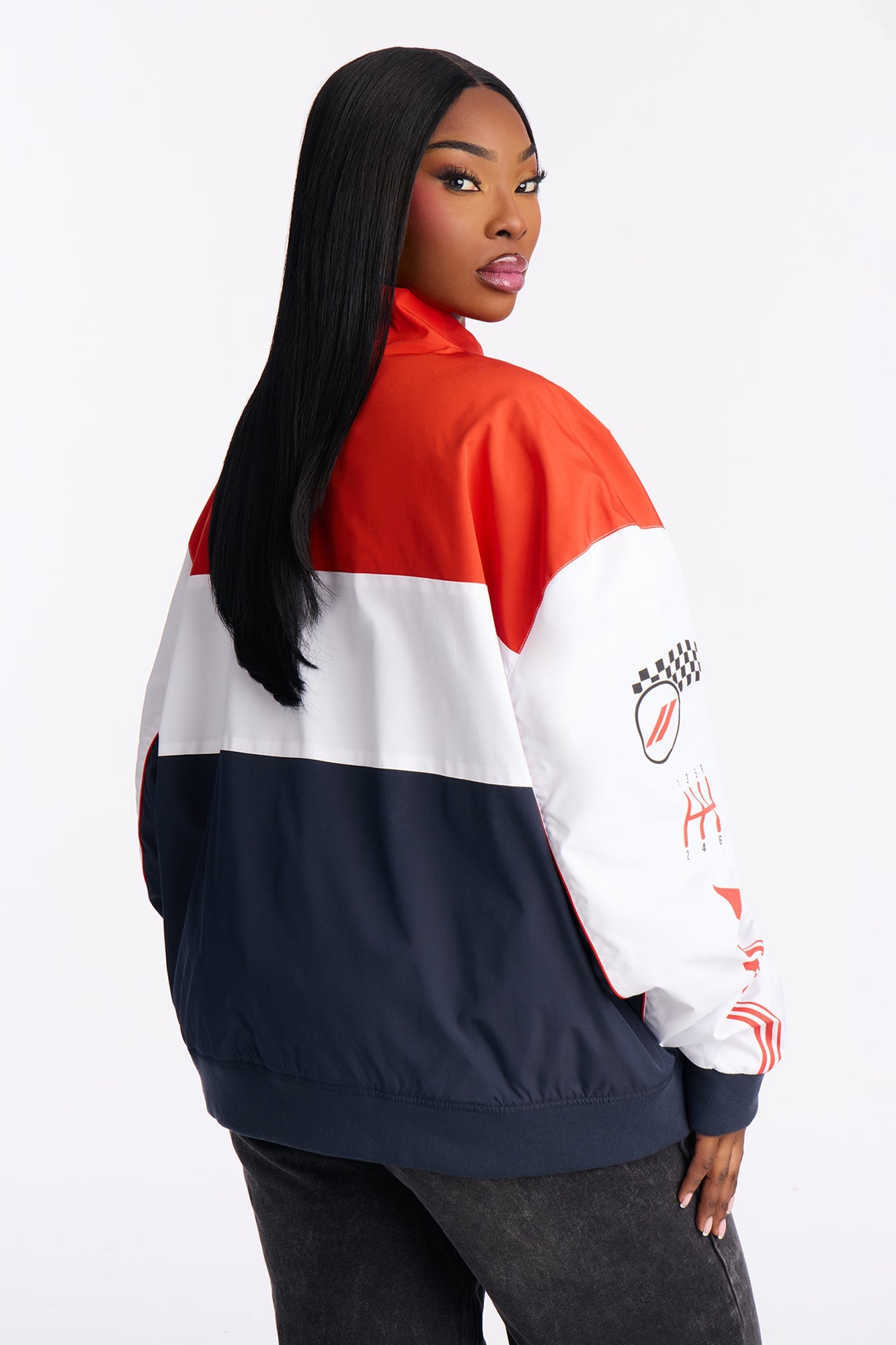 Dodge Vintage Racing Jacket - Black/Red