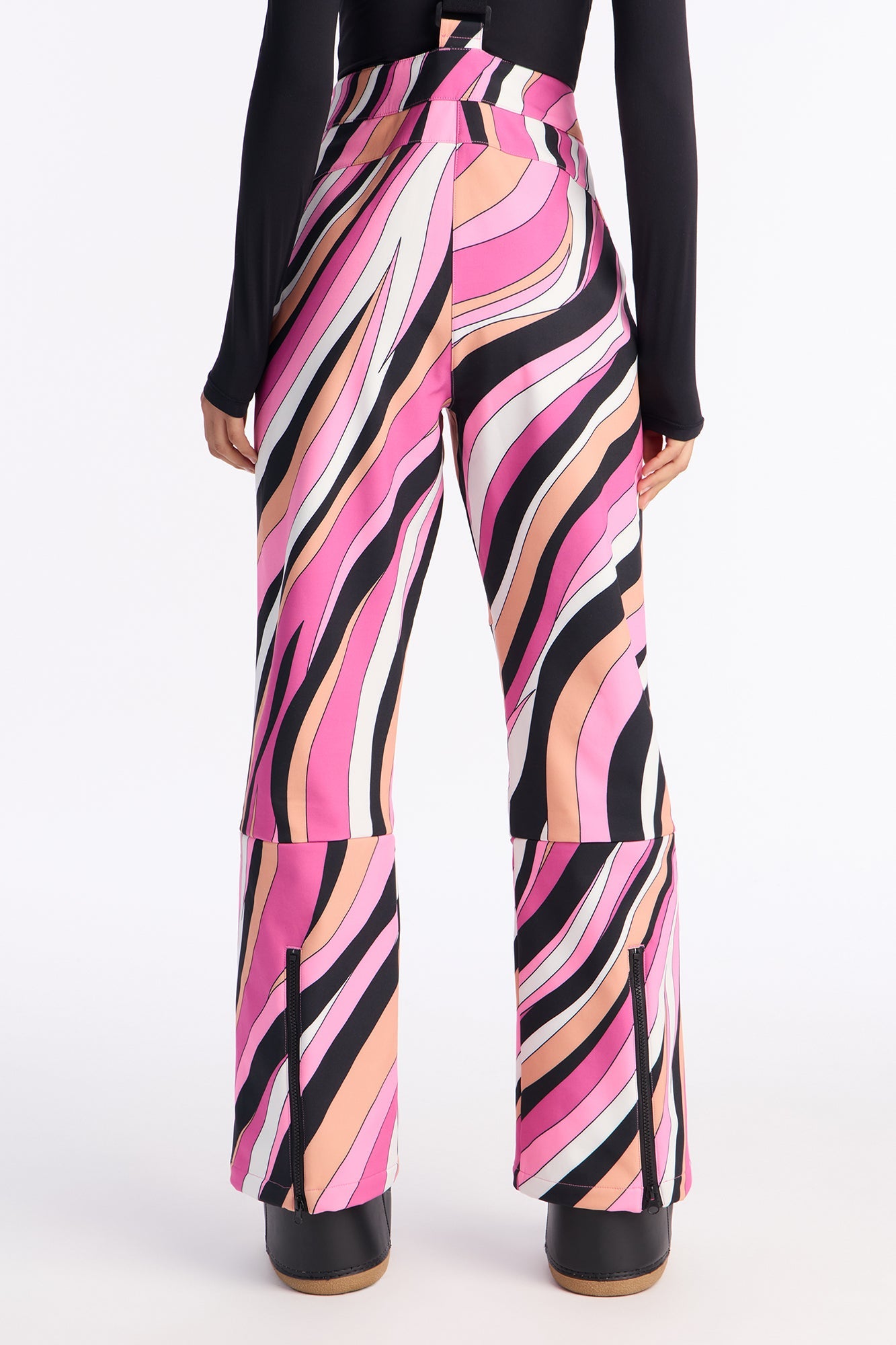 Hit The Summit Ski Overall Pants - Pink/combo