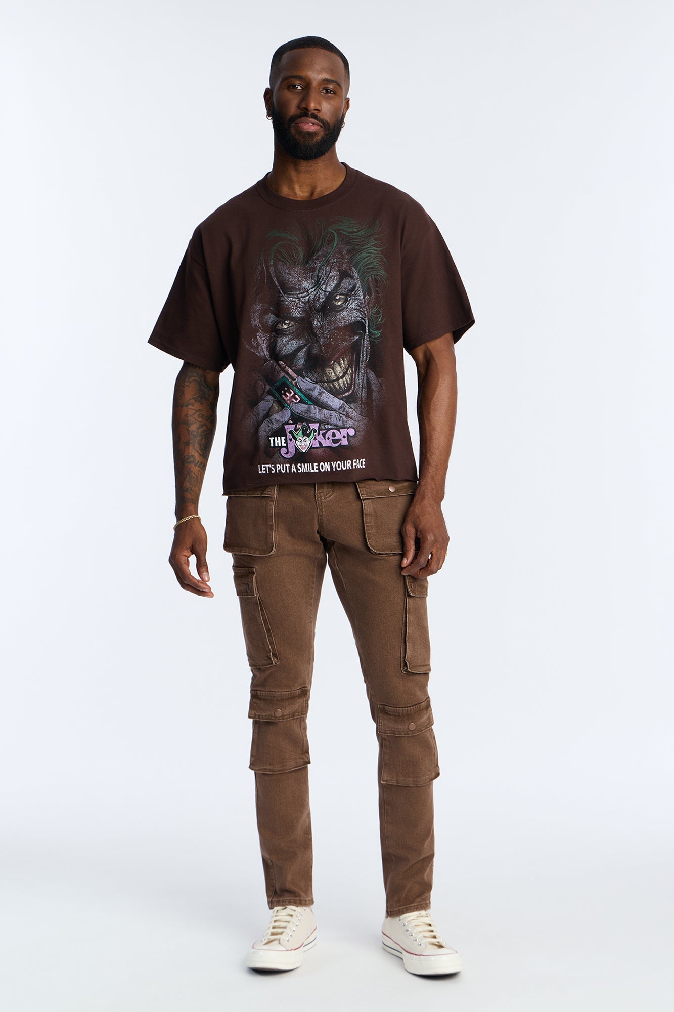 DC The Joker The Killing Joke Short Sleeve Tee - Chocolate