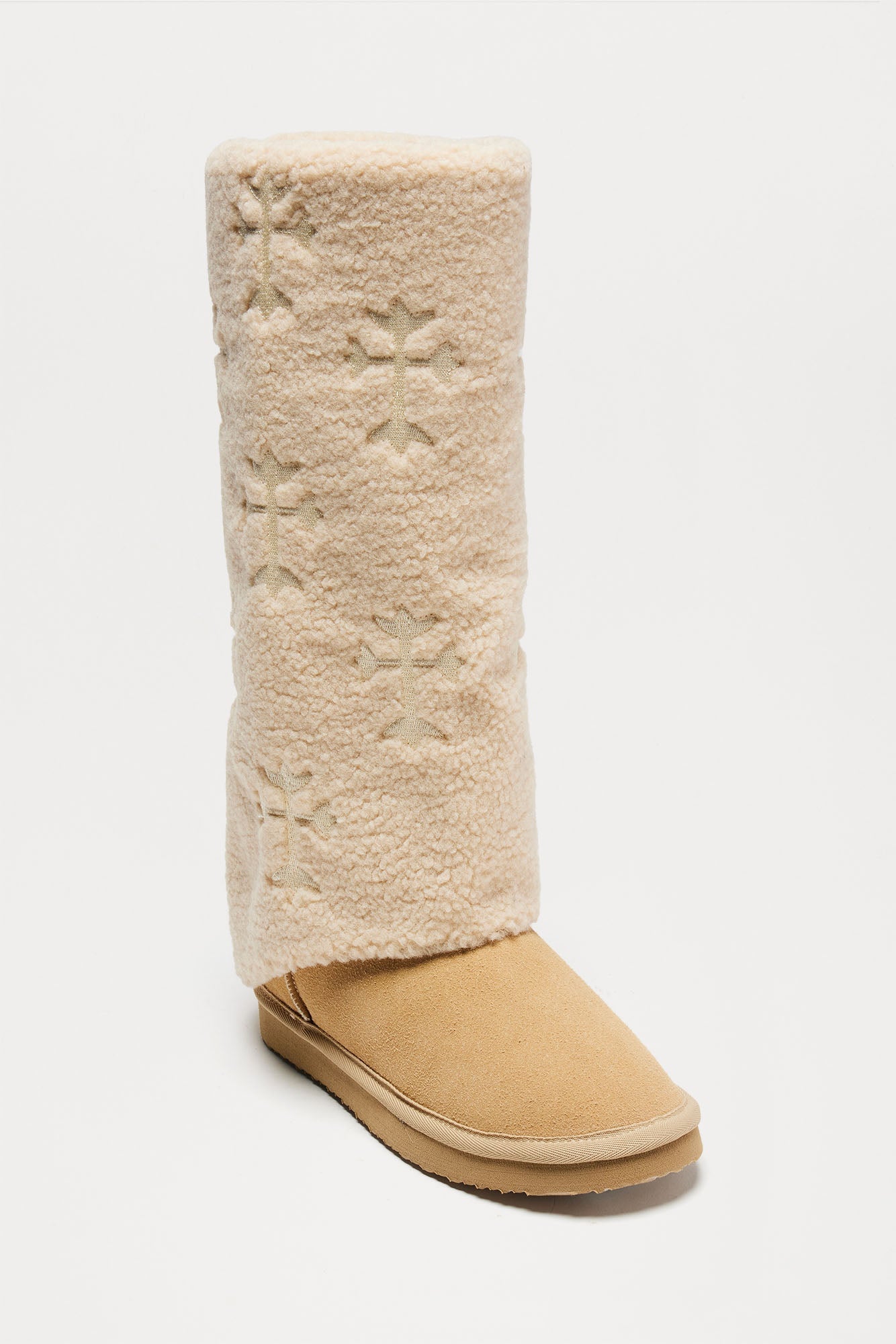 Thorne Sherpa Boots - Beige